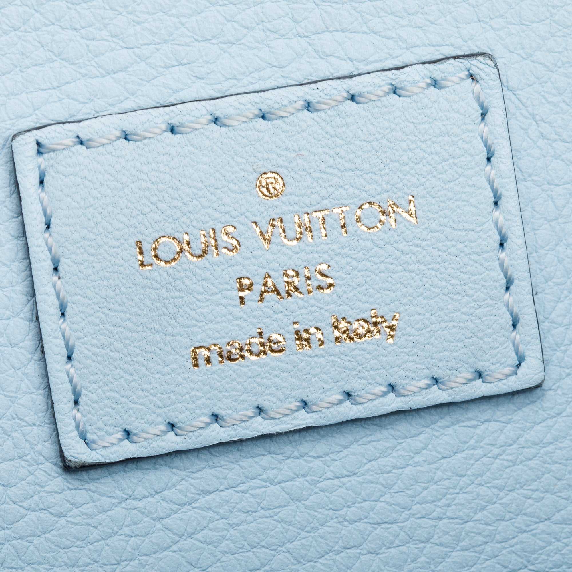 Louis Vuitton Blue Perforated Leather Sofia Coppola SC Bag PM