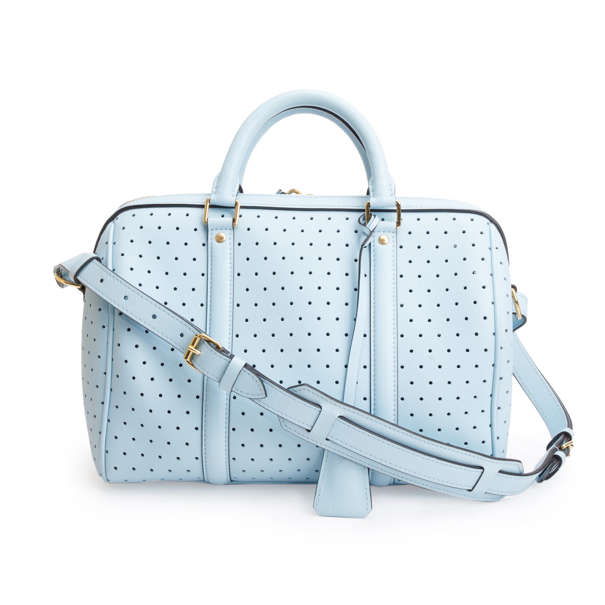 Louis Vuitton Blue Perforated Leather Sofia Coppola SC Bag PM