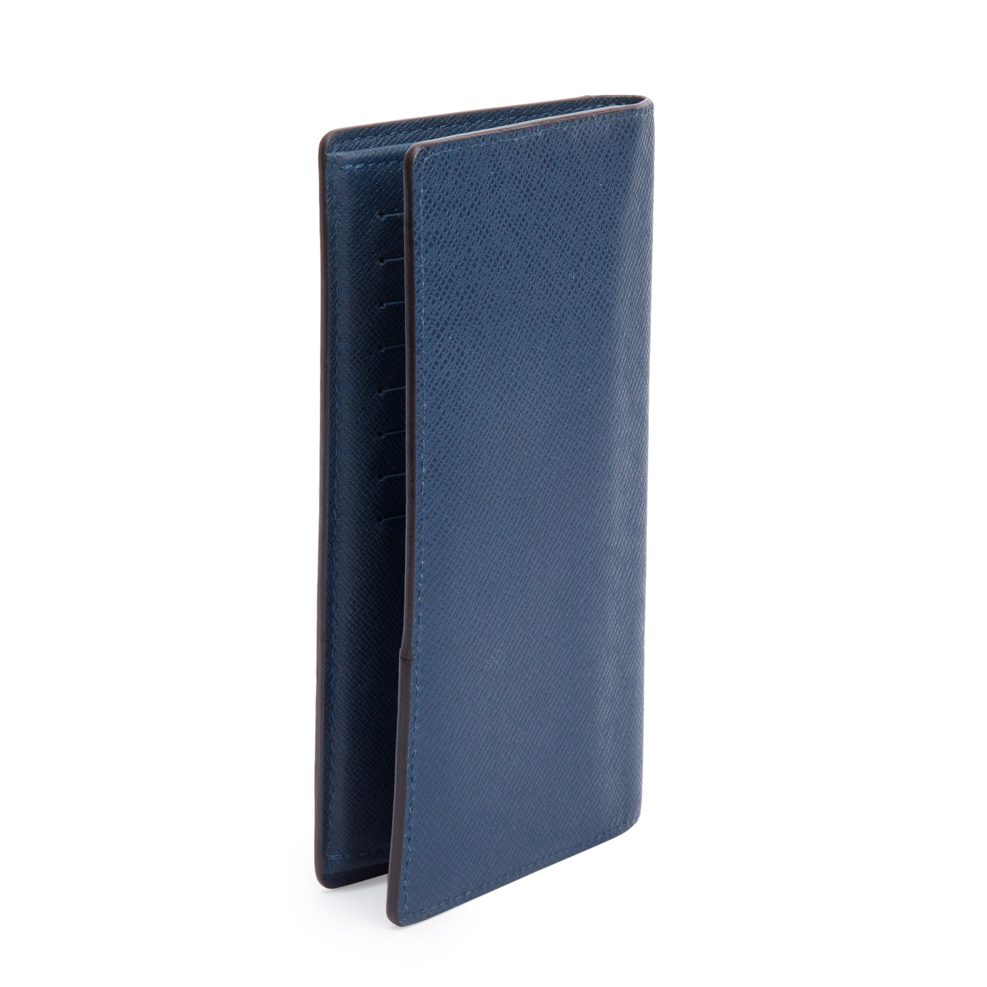 Louis Vuitton Blue Taiga Leather Brazza Wallet