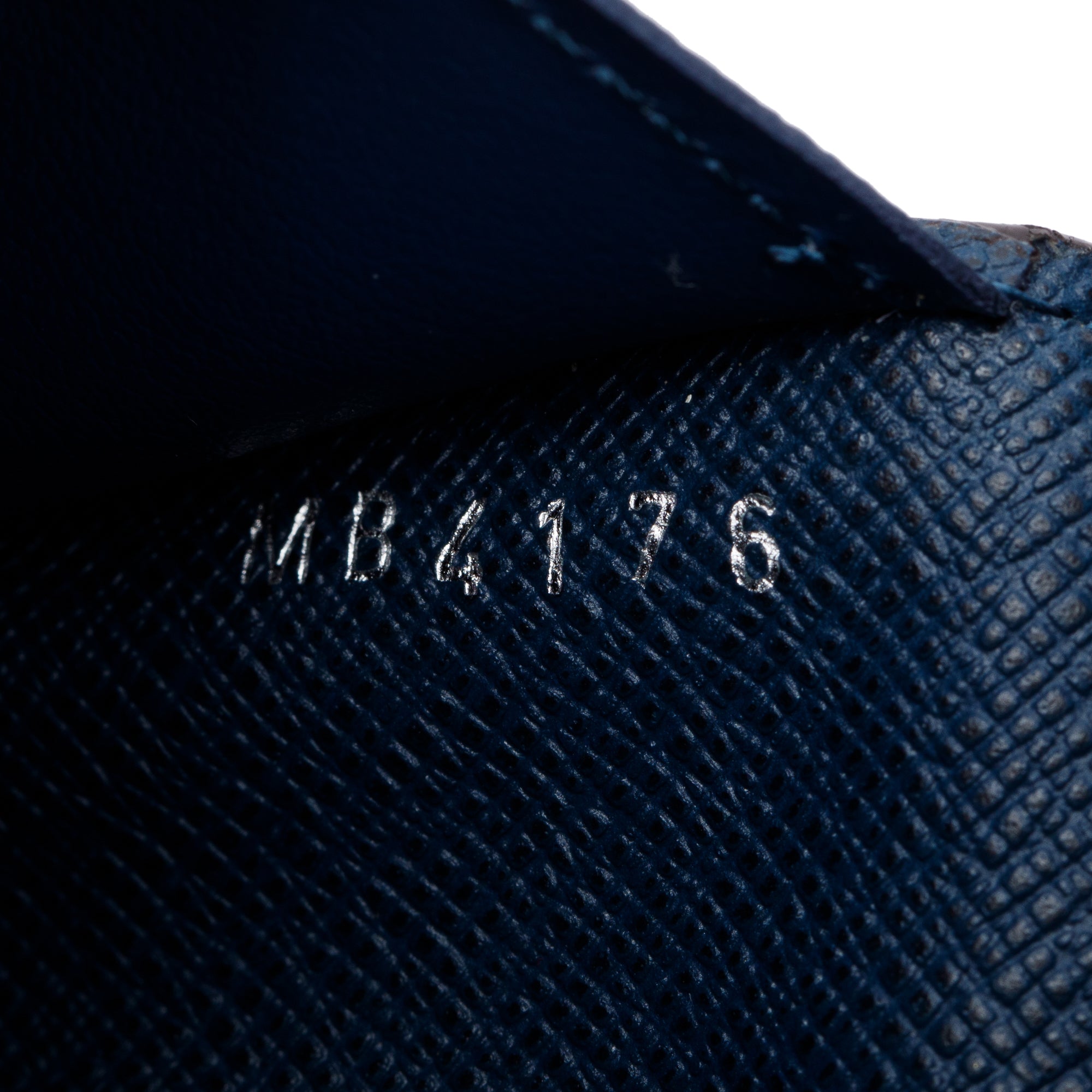 Louis Vuitton Blue Taiga Leather Brazza Wallet