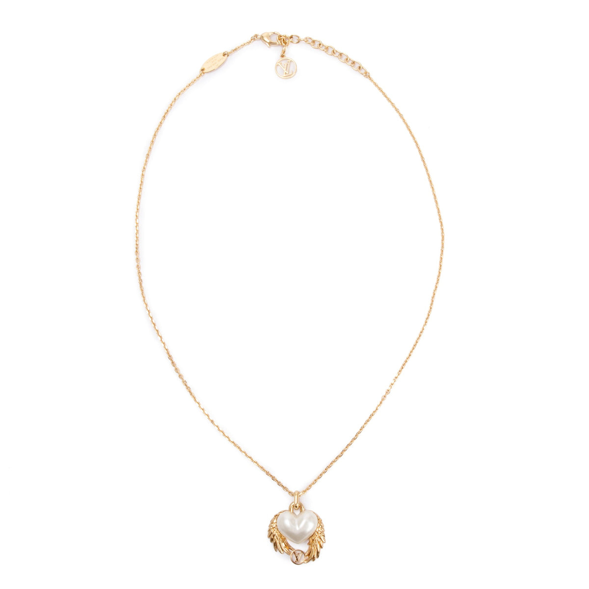 ルイ・ヴィトン、エンジェル Louis-Vuitton-Brass-Faux-Pearl