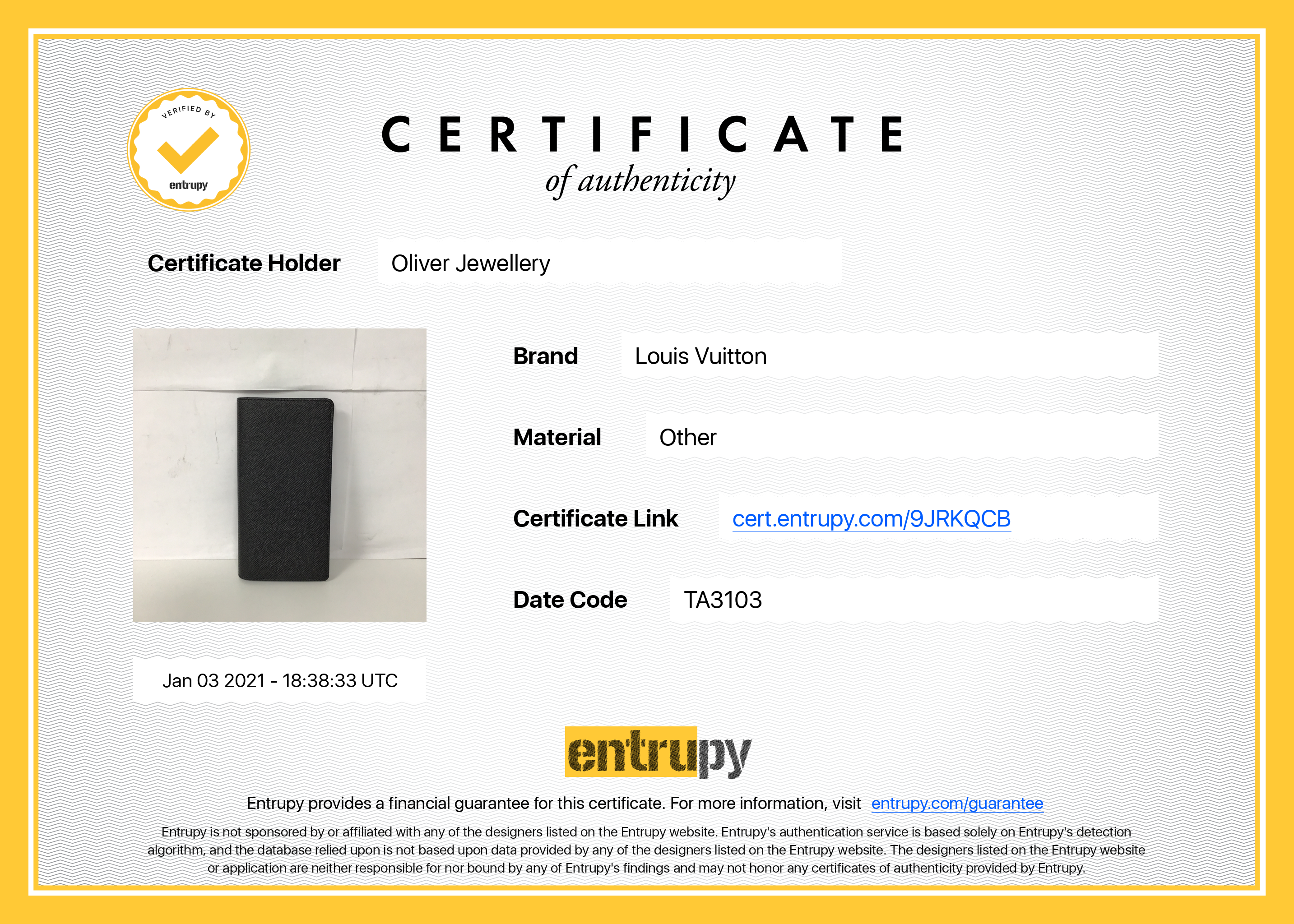 Louis Vuitton Brazza Wallet w/ Box