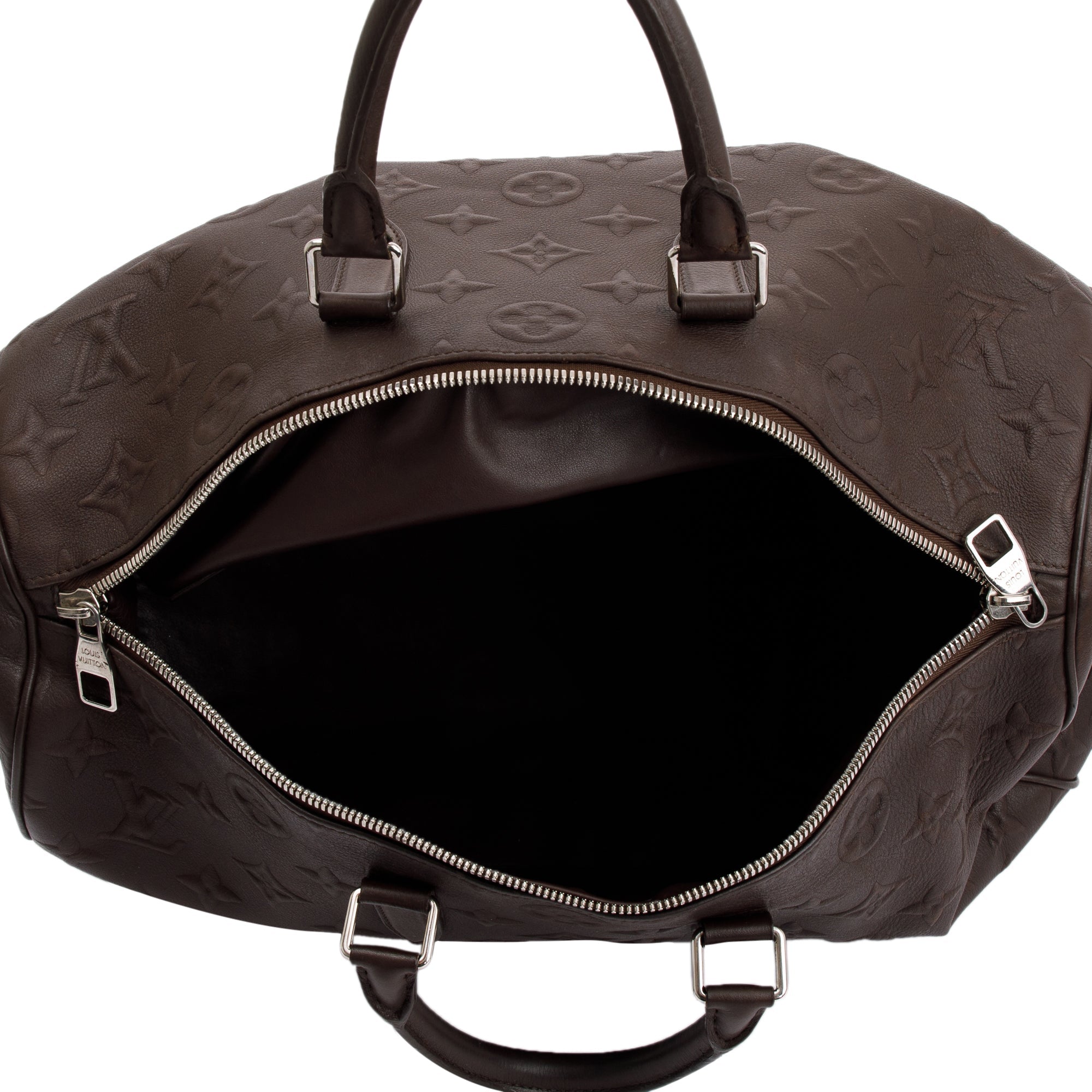 Louis Vuitton Brown Edun Monogram Revelation Keepall Bandouliere 45 w/ Strap