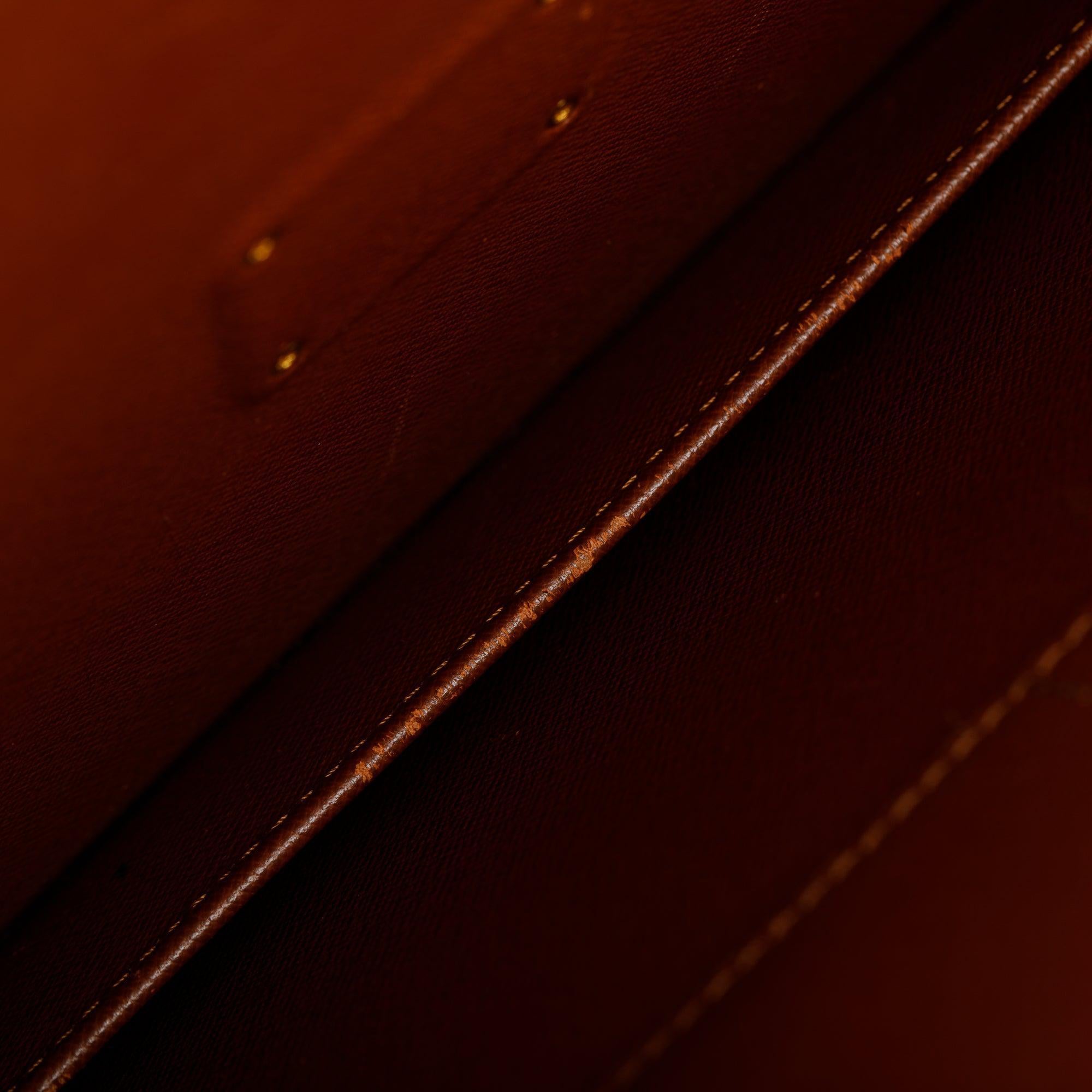 Louis Vuitton Brown Epi Leather Serviette Ambassadeur Briefcase