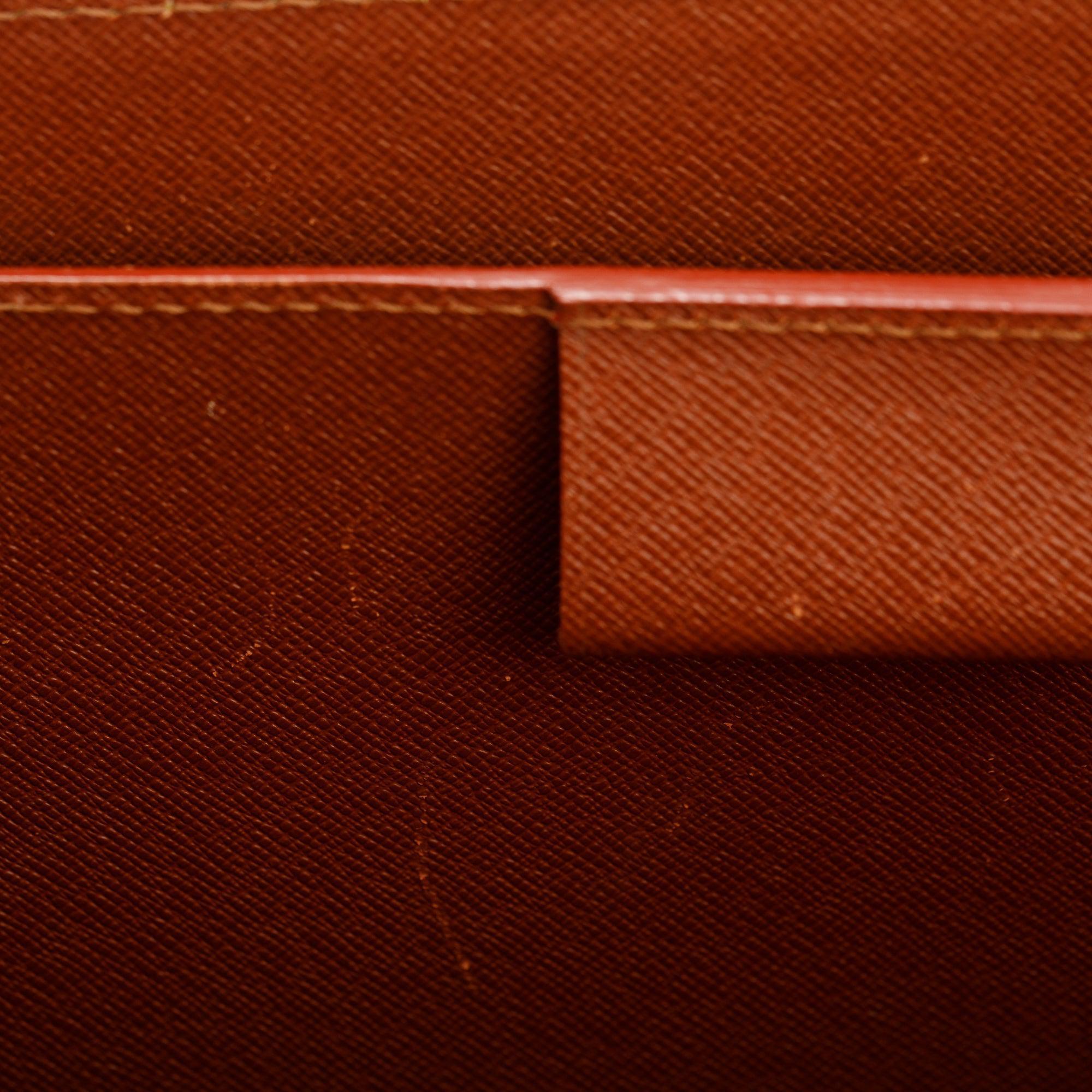 Louis Vuitton Brown Epi Leather Serviette Ambassadeur Briefcase