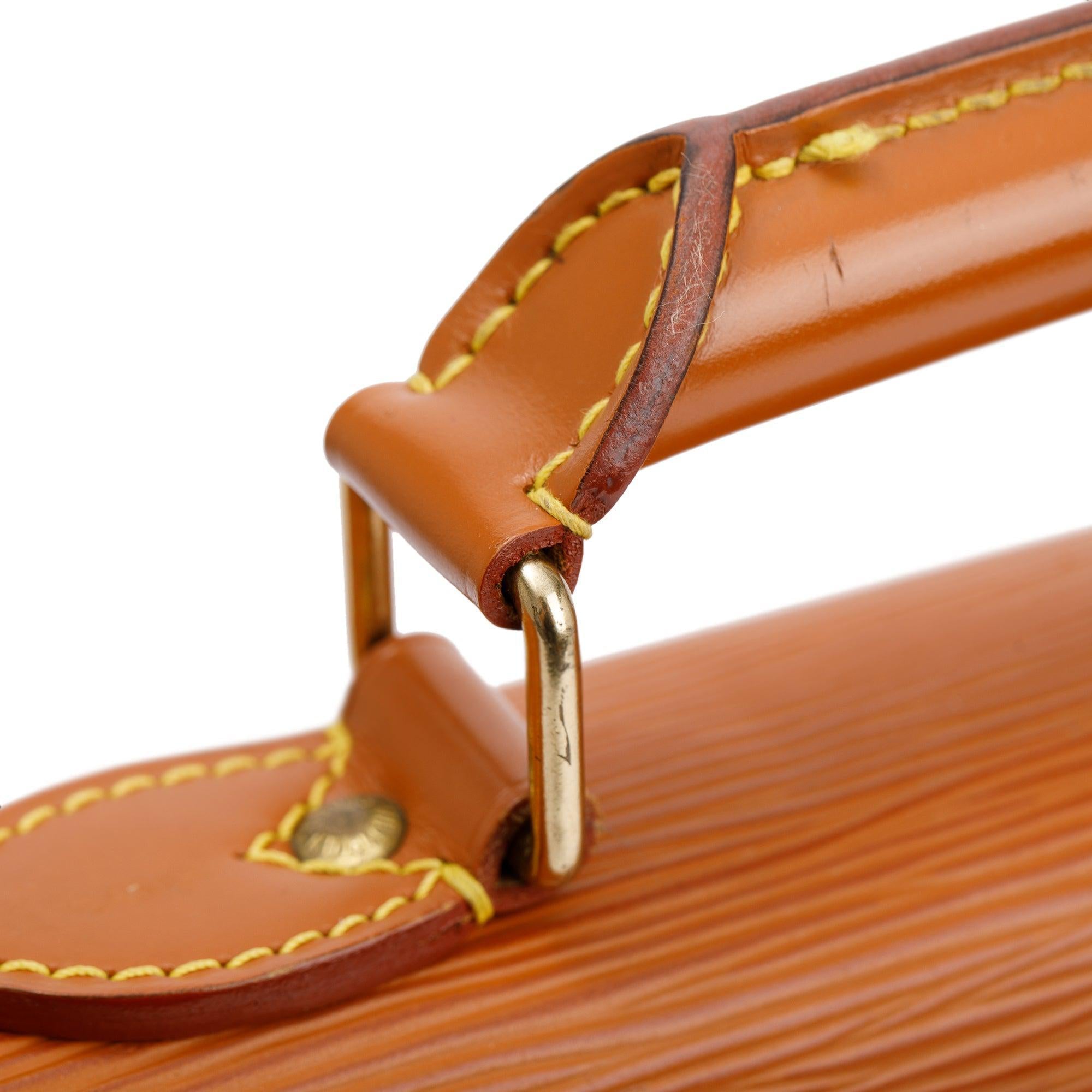 Louis Vuitton Brown Epi Leather Serviette Ambassadeur Briefcase