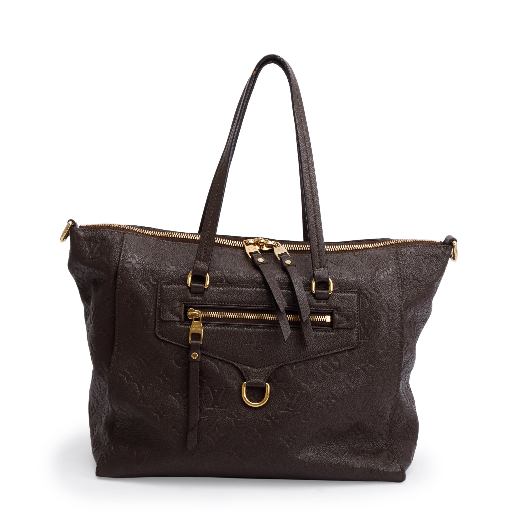 Louis Vuitton Brown Monogram Empreinte Lumineuse PM Bag w/ Strap