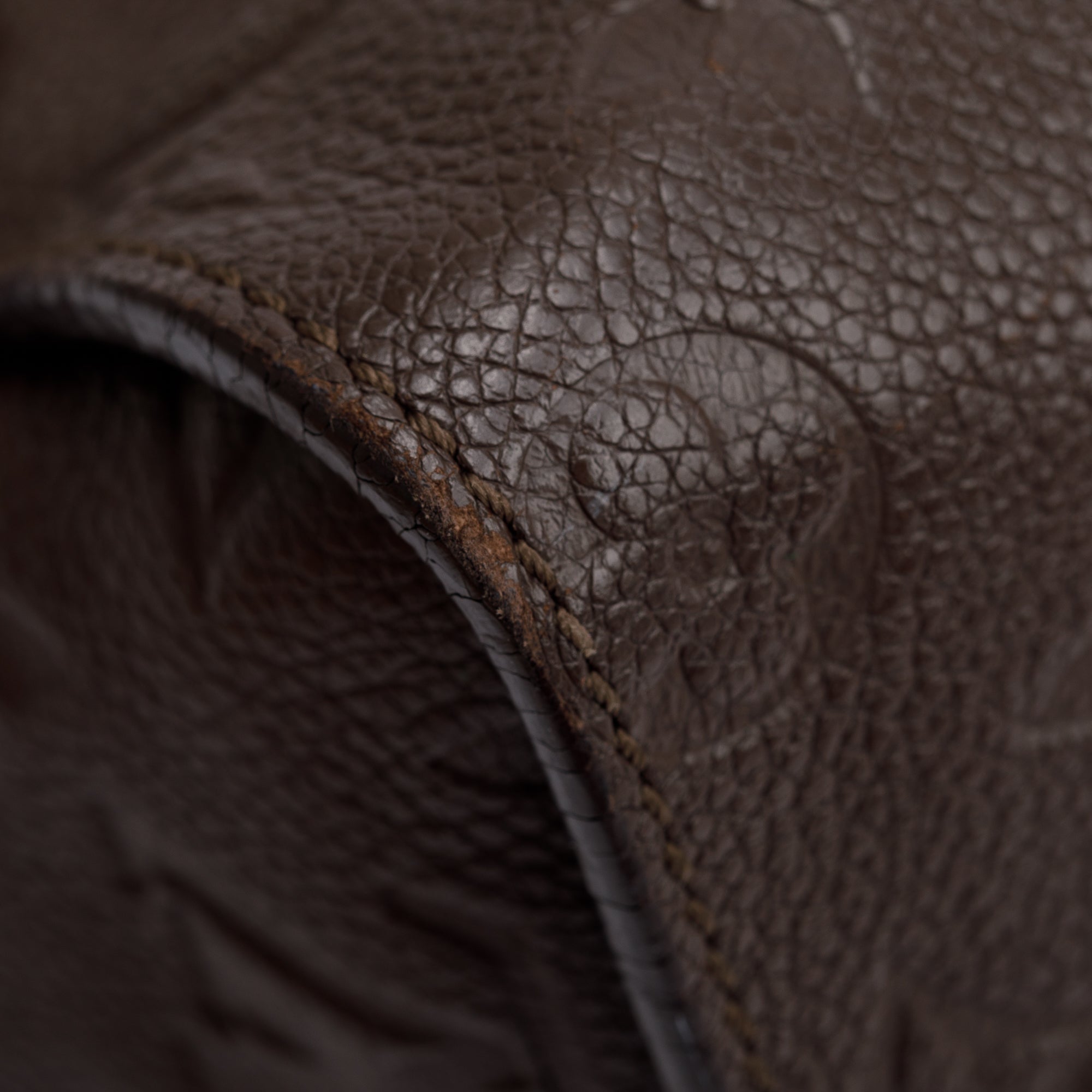 Louis Vuitton Brown Monogram Empreinte Lumineuse PM Bag w/ Strap