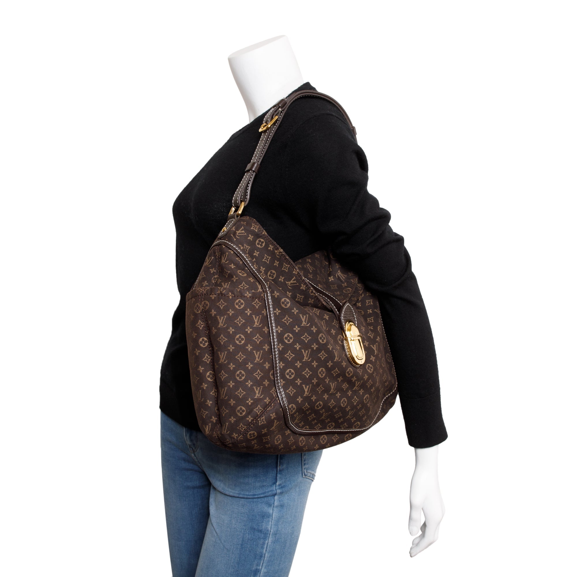 Louis Vuitton Brown Monogram Mini Lin Idylle Romance Bag
