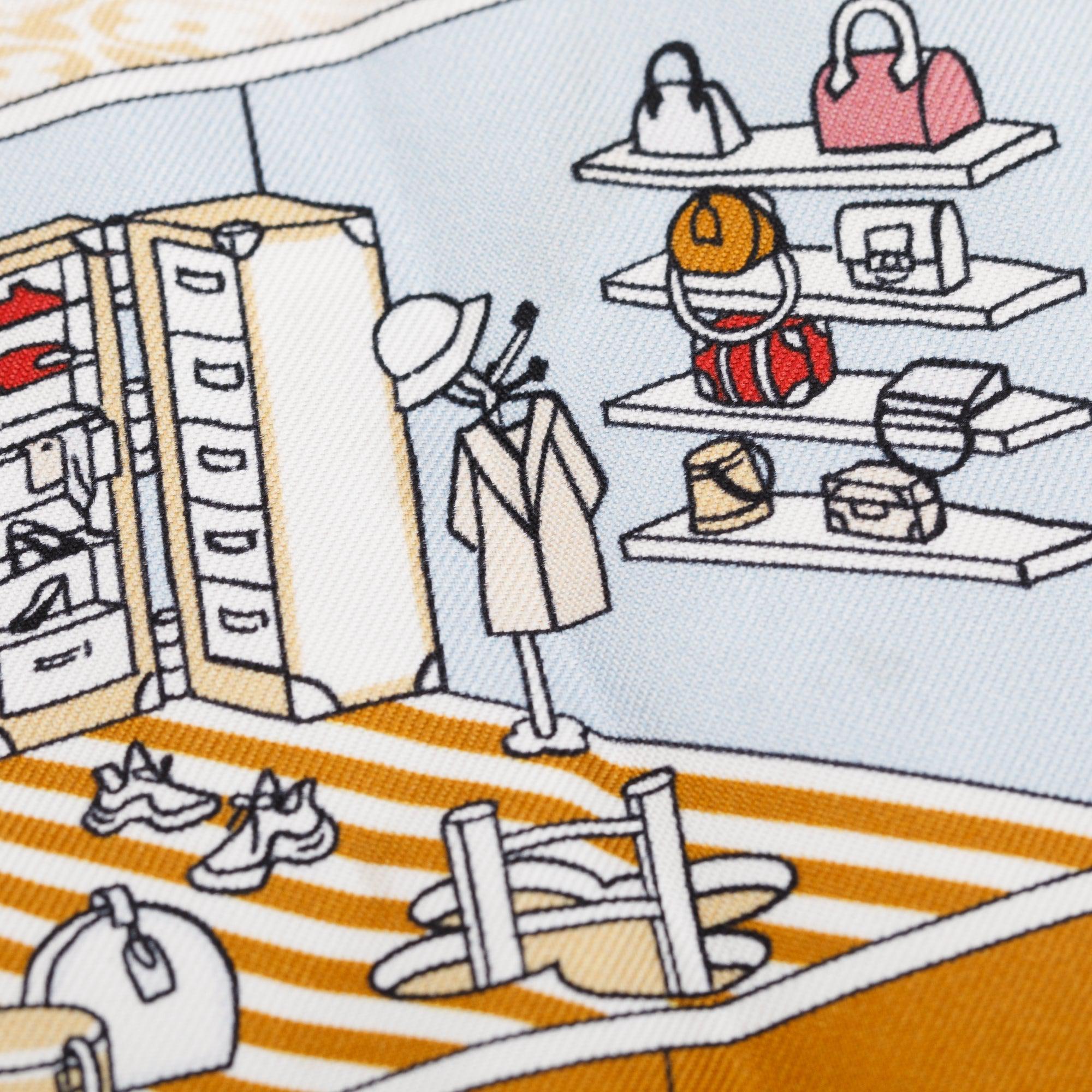 Louis Vuitton Brown Monogram & Multicolour Silk Vivienne World Bandeau