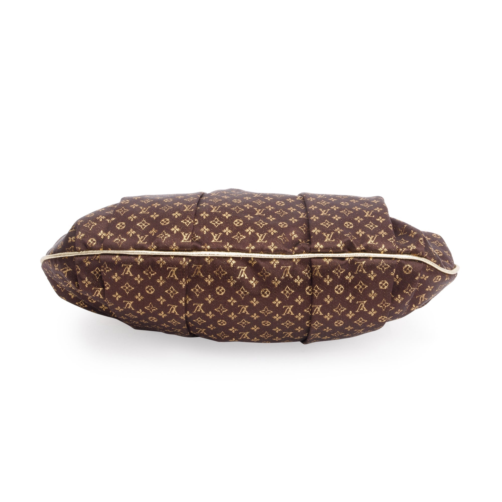 Louis Vuitton Brown Monogram Satin Aumoniere Clutch