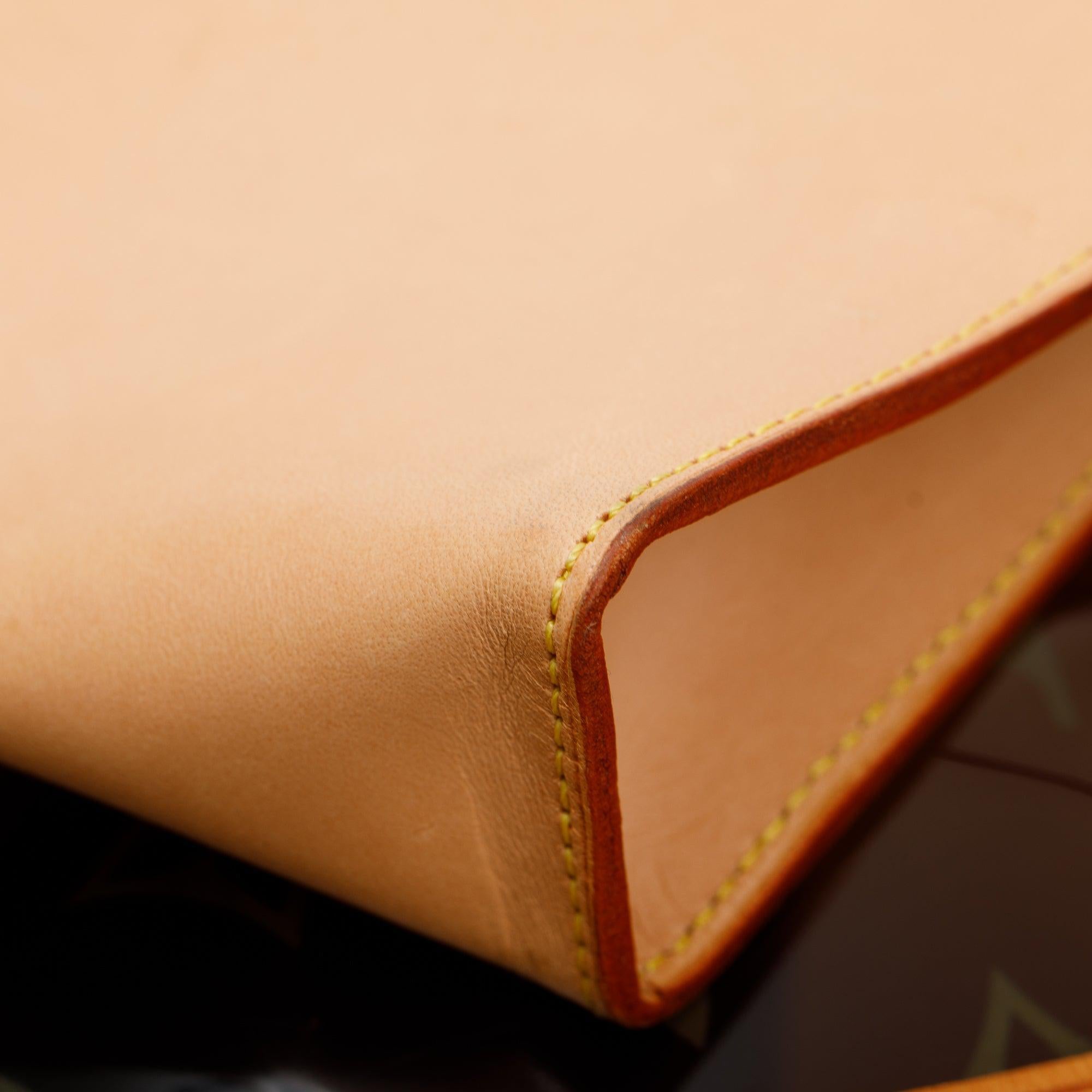 Louis Vuitton Brown Monogram Vinyl Cabas Sac Ambre GM Tote w/ Pouch