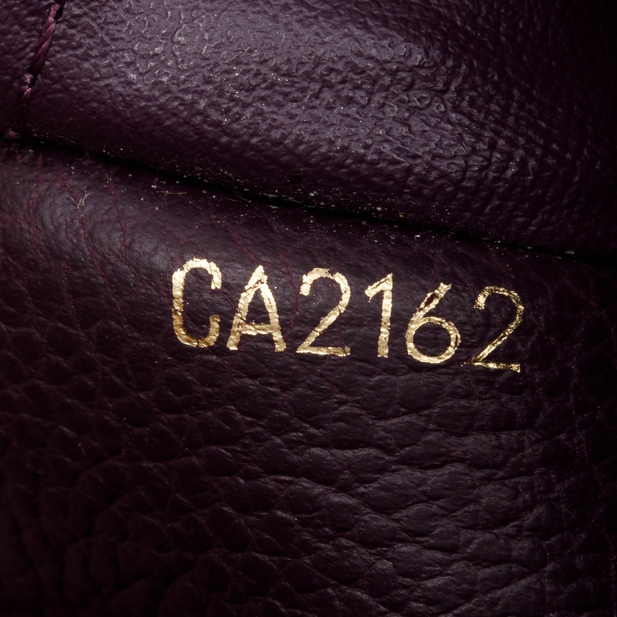 Louis Vuitton Burgundy Monogram Empreinte Curieuse Wallet w/ Insert