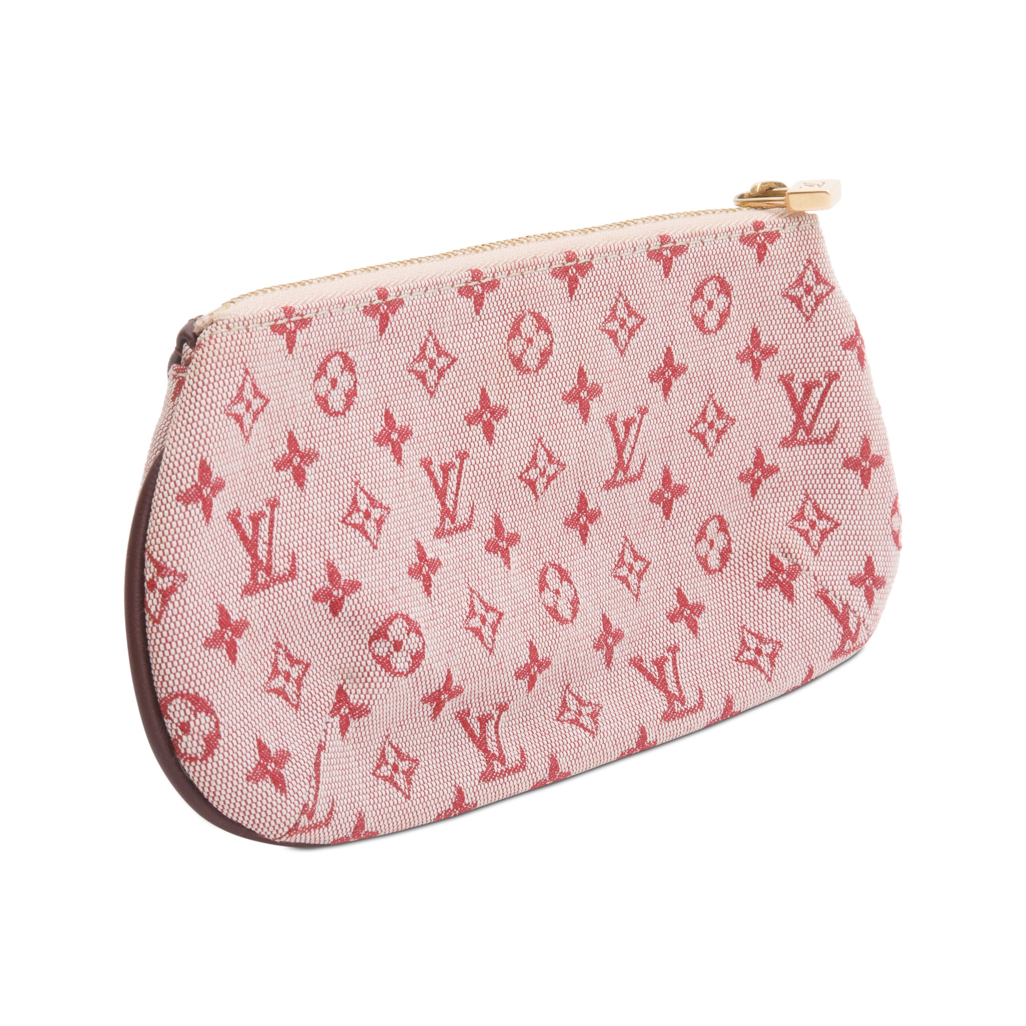 Louis Vuitton Burgundy Monogram Mini Lin Anne Sophie Pochette Clutch