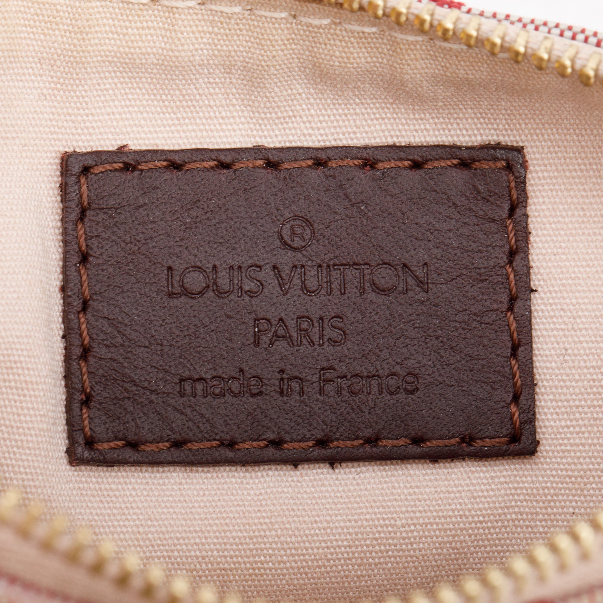 Louis Vuitton Burgundy Monogram Mini Lin Anne Sophie Pochette Clutch