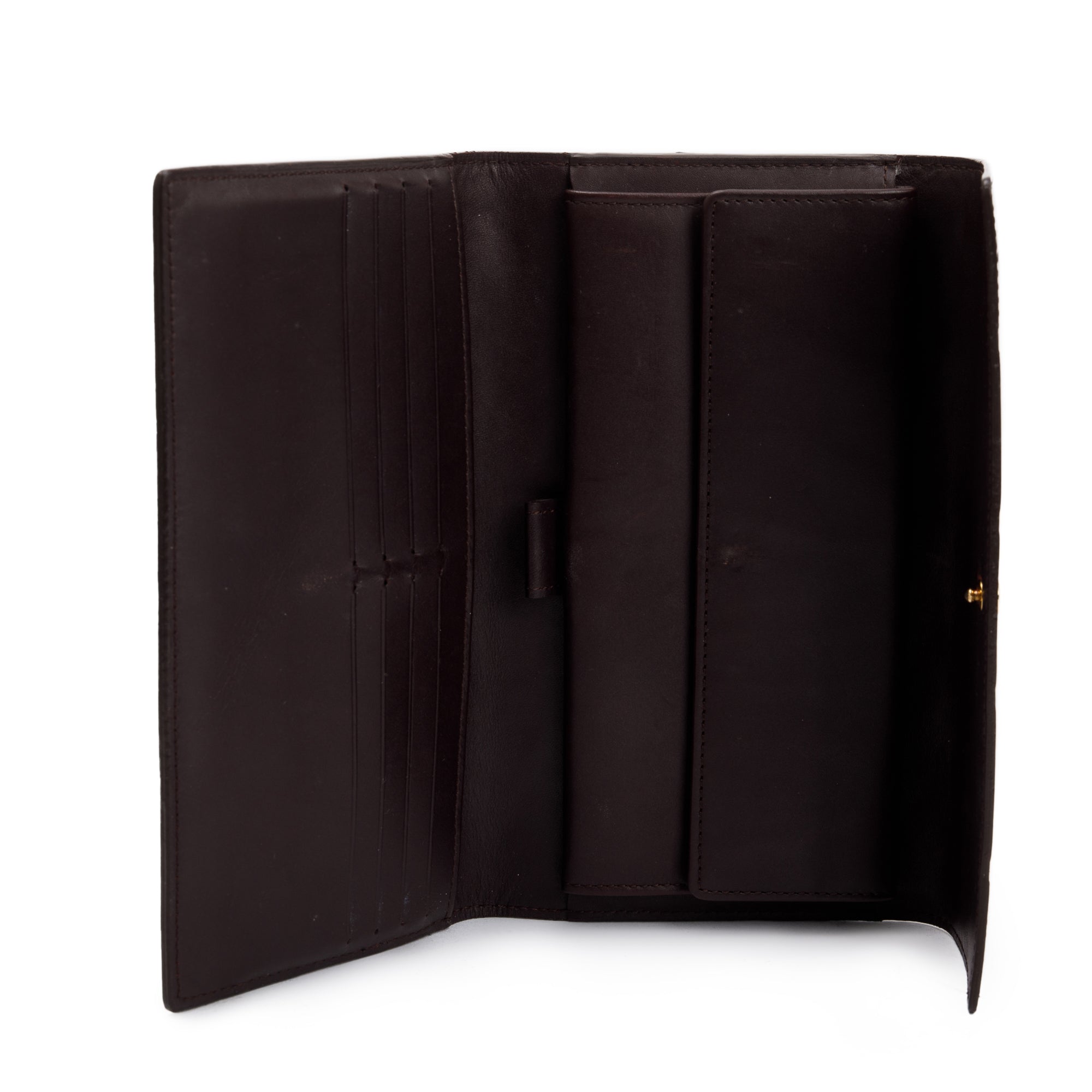 Louis Vuitton Burgundy Monogram Vernis Leather Porte Tresor International Wallet