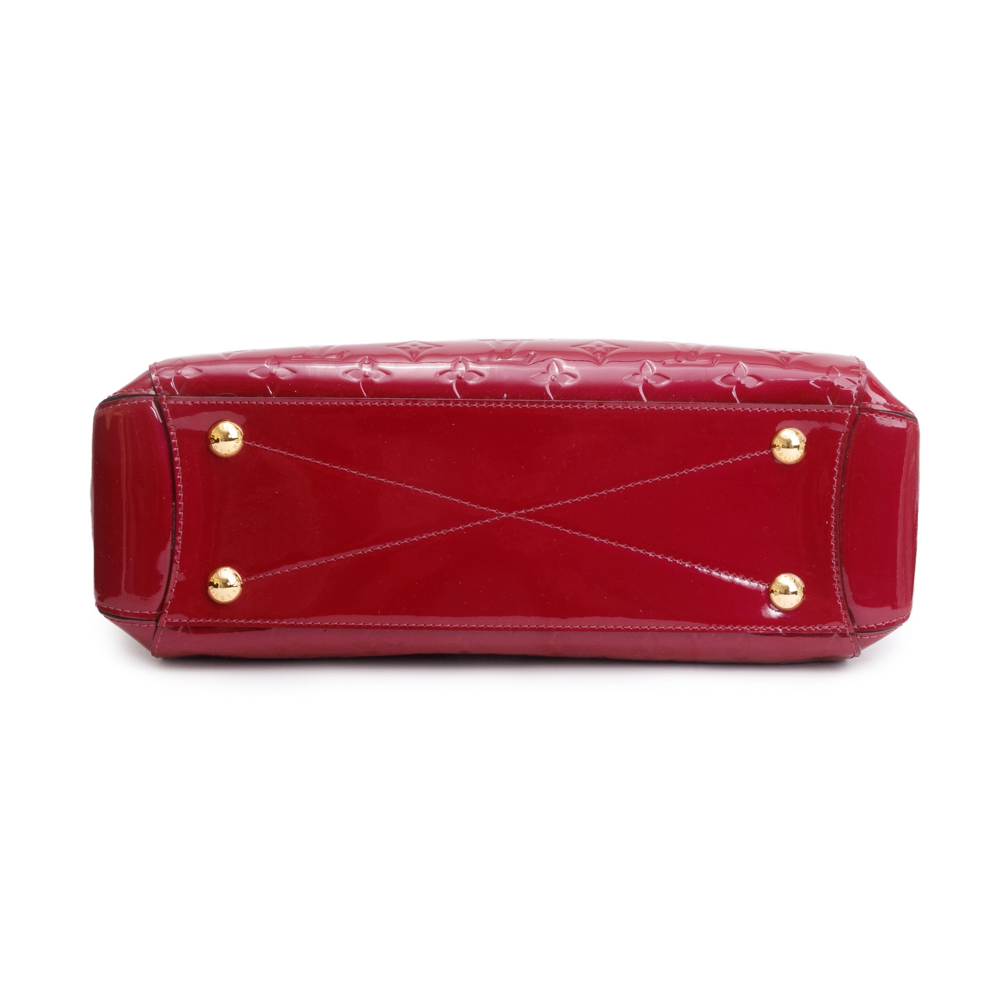 Louis Vuitton Burgundy Monogram Vernis Montaigne MM w/ Strap