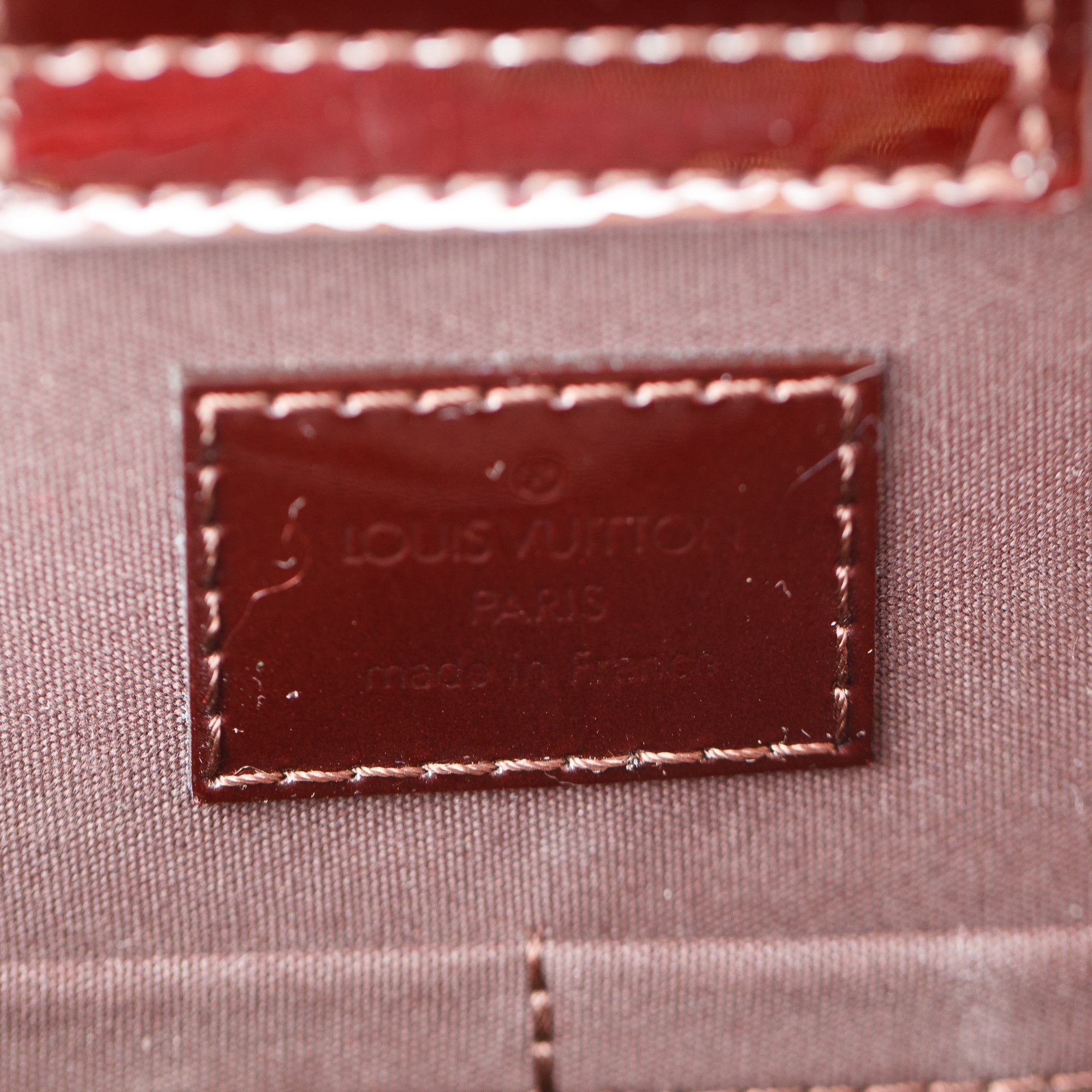 Louis Vuitton Burgundy Vernis Leather Deesee GM