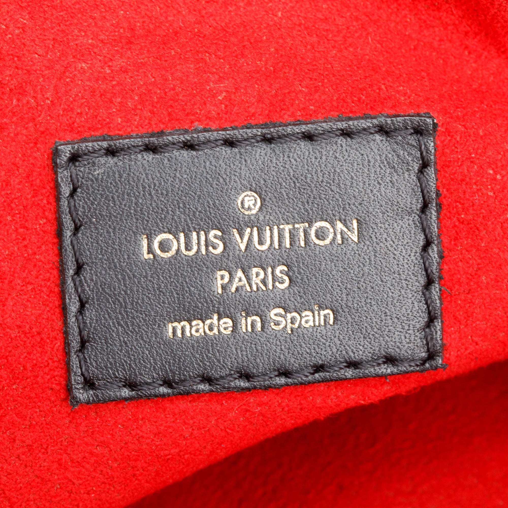 Louis Vuitton Caramel Leather Monogram Pochette Tuileries w/ Box