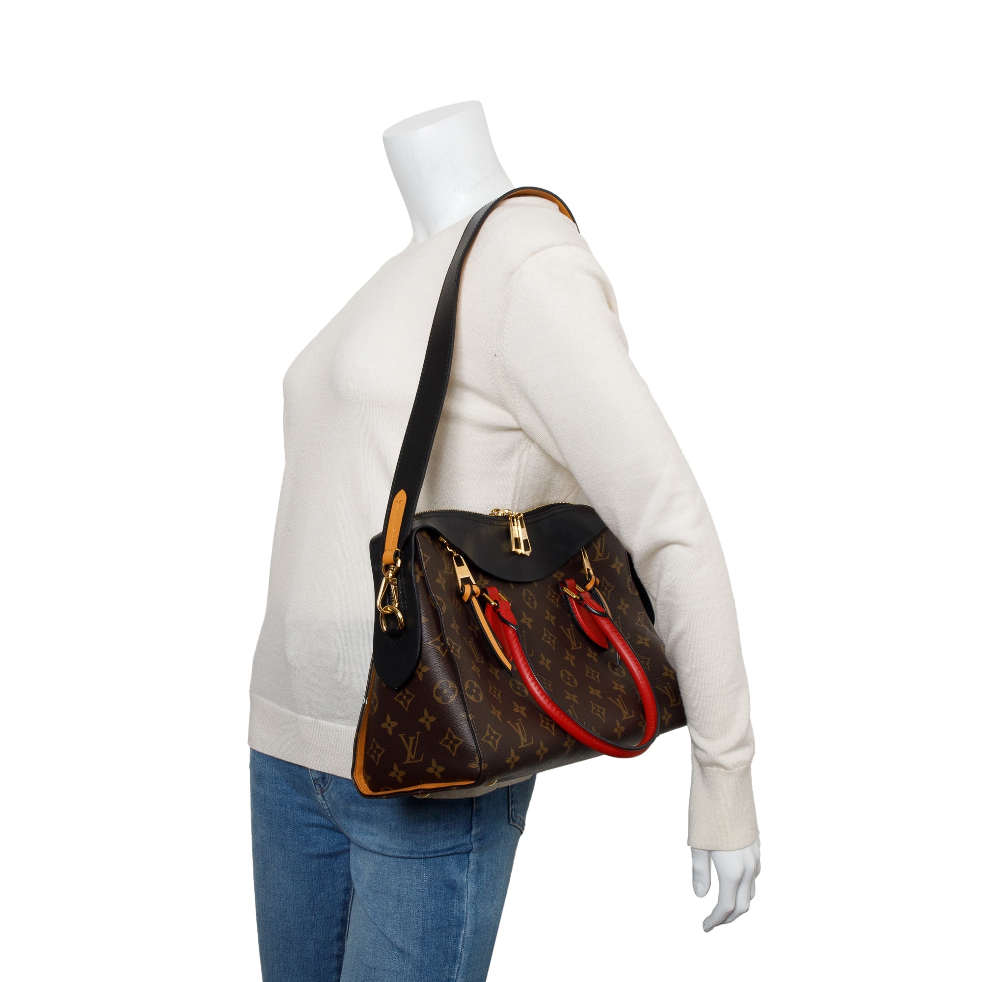 Louis Vuitton Caramel Leather Monogram Tuileries w/ Strap