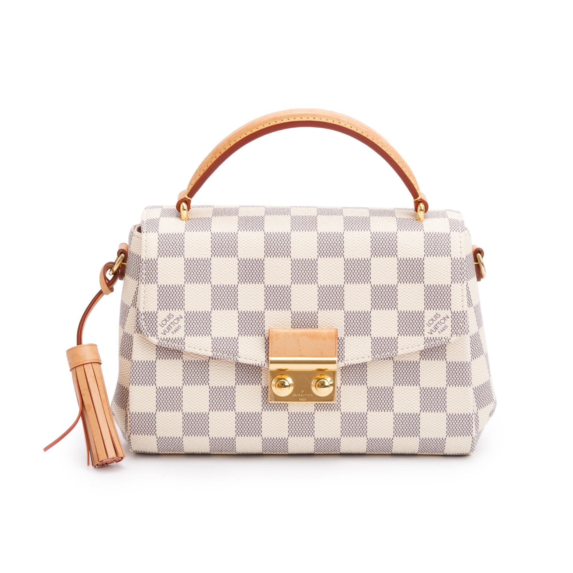 Louis Vuitton Damier Azur Croisette Bag w/ Box & Receipt