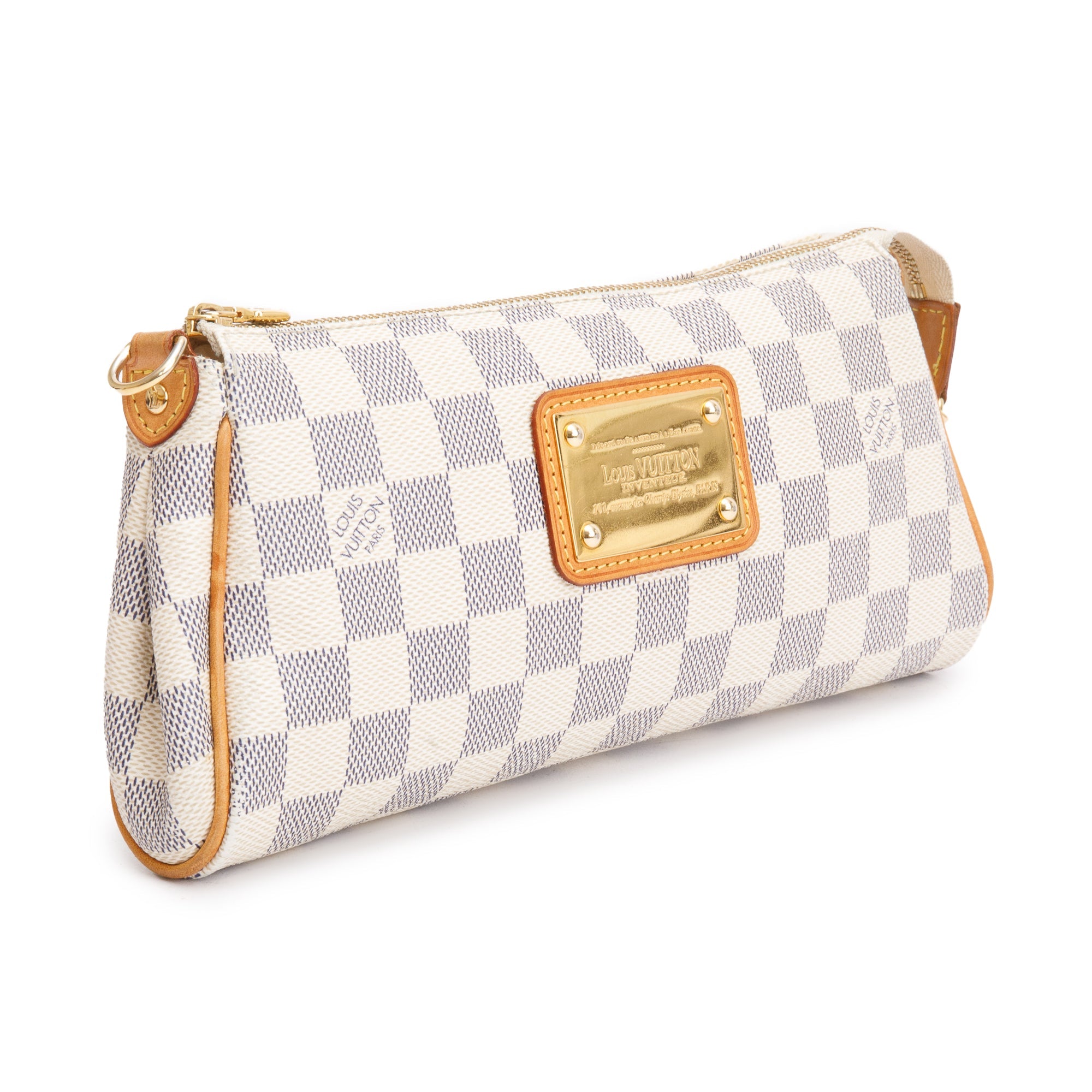 Louis Vuitton Damier Azur Eva Clutch w/ Box & Strap