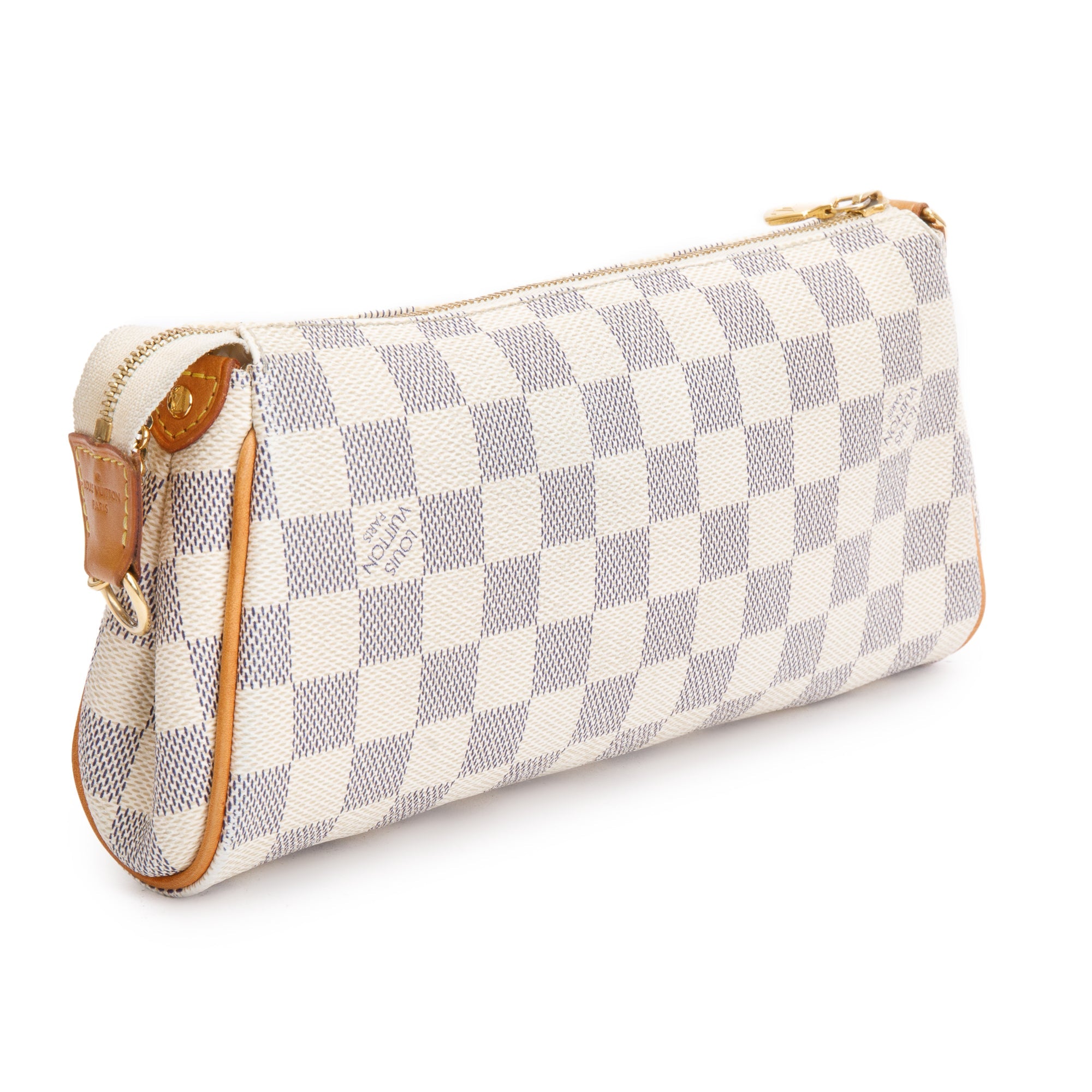 Louis Vuitton Damier Azur Eva Clutch w/ Box & Strap