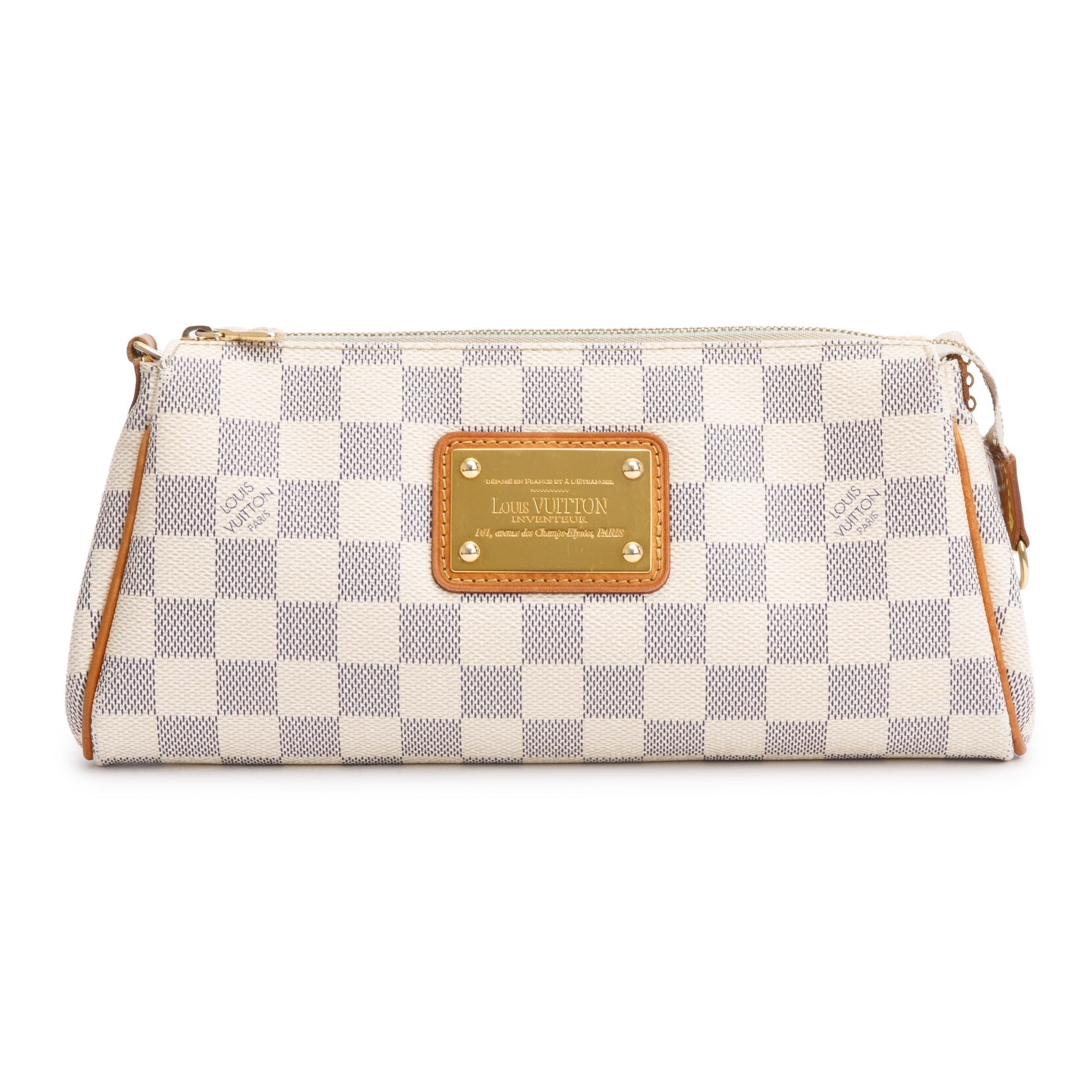 Louis Vuitton Damier Azur Eva Clutch w/ Strap