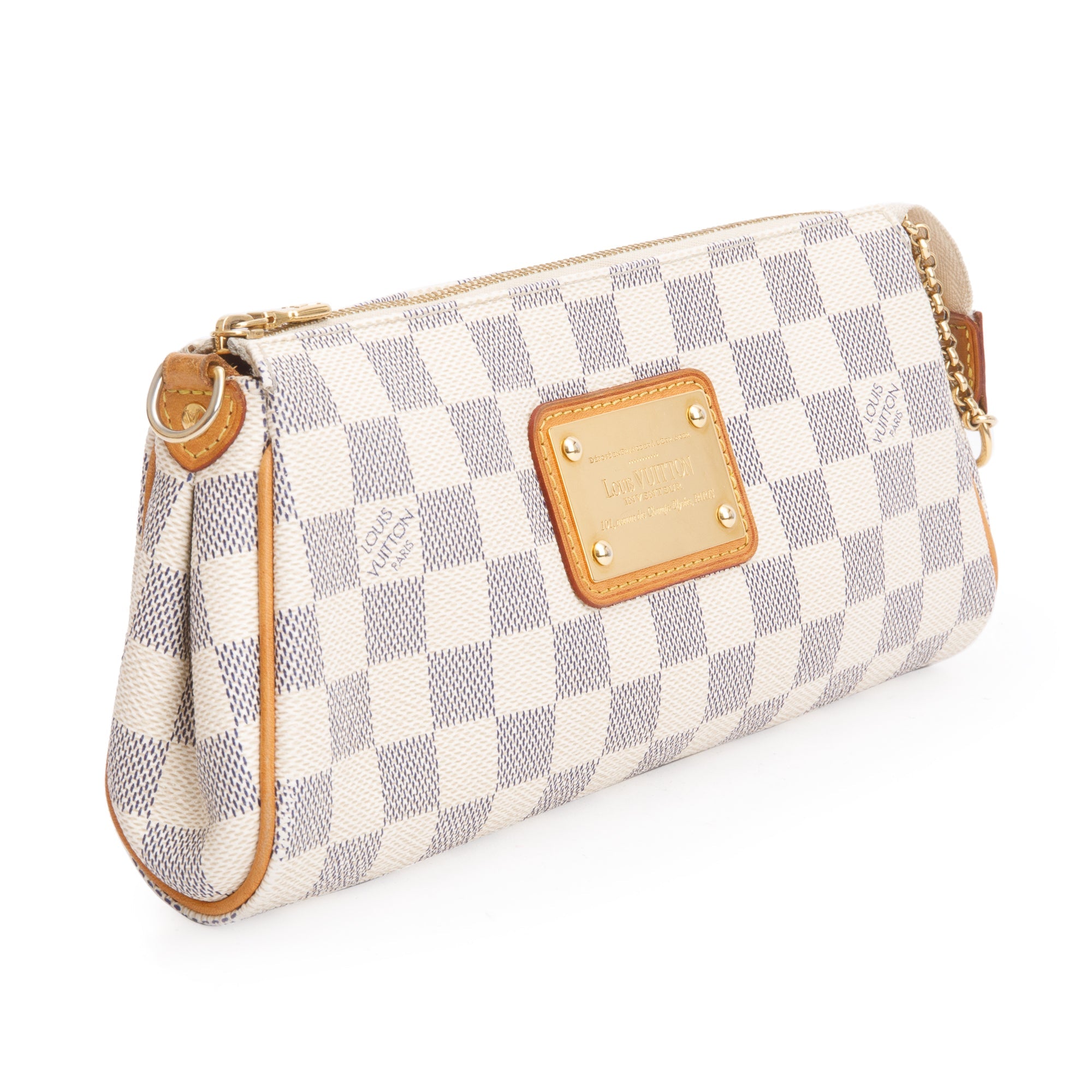 Louis Vuitton Damier Azur Eva Clutch w/ Strap