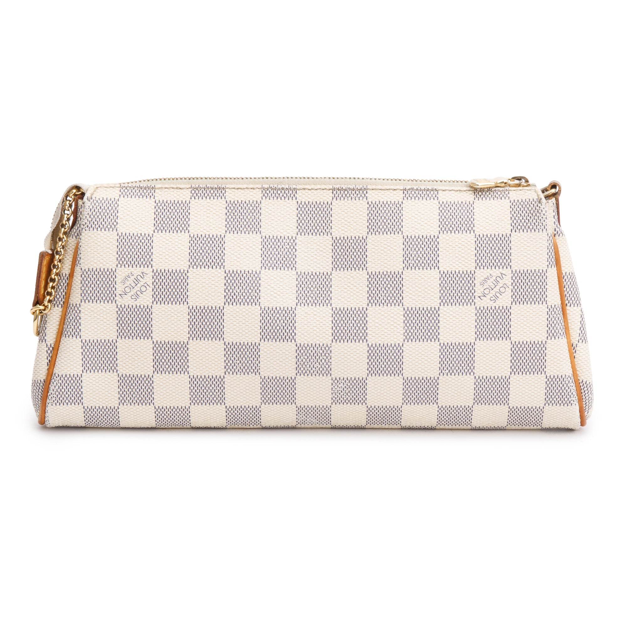 Louis Vuitton Damier Azur Eva Clutch w/ Strap