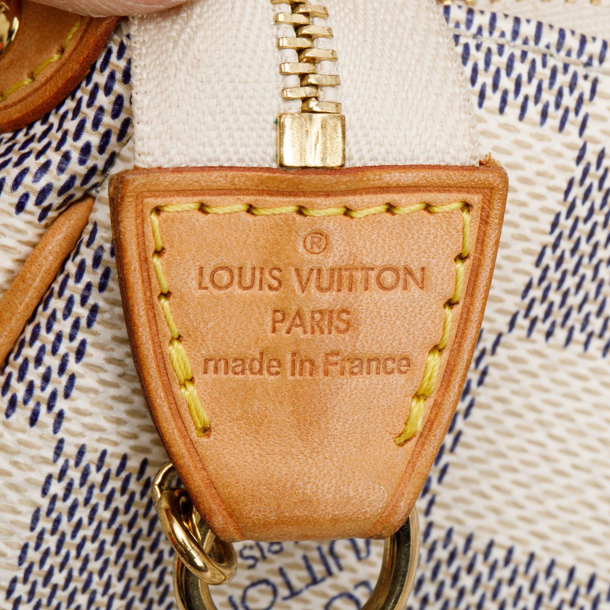 Louis Vuitton Damier Azur Eva Clutch w/ Strap