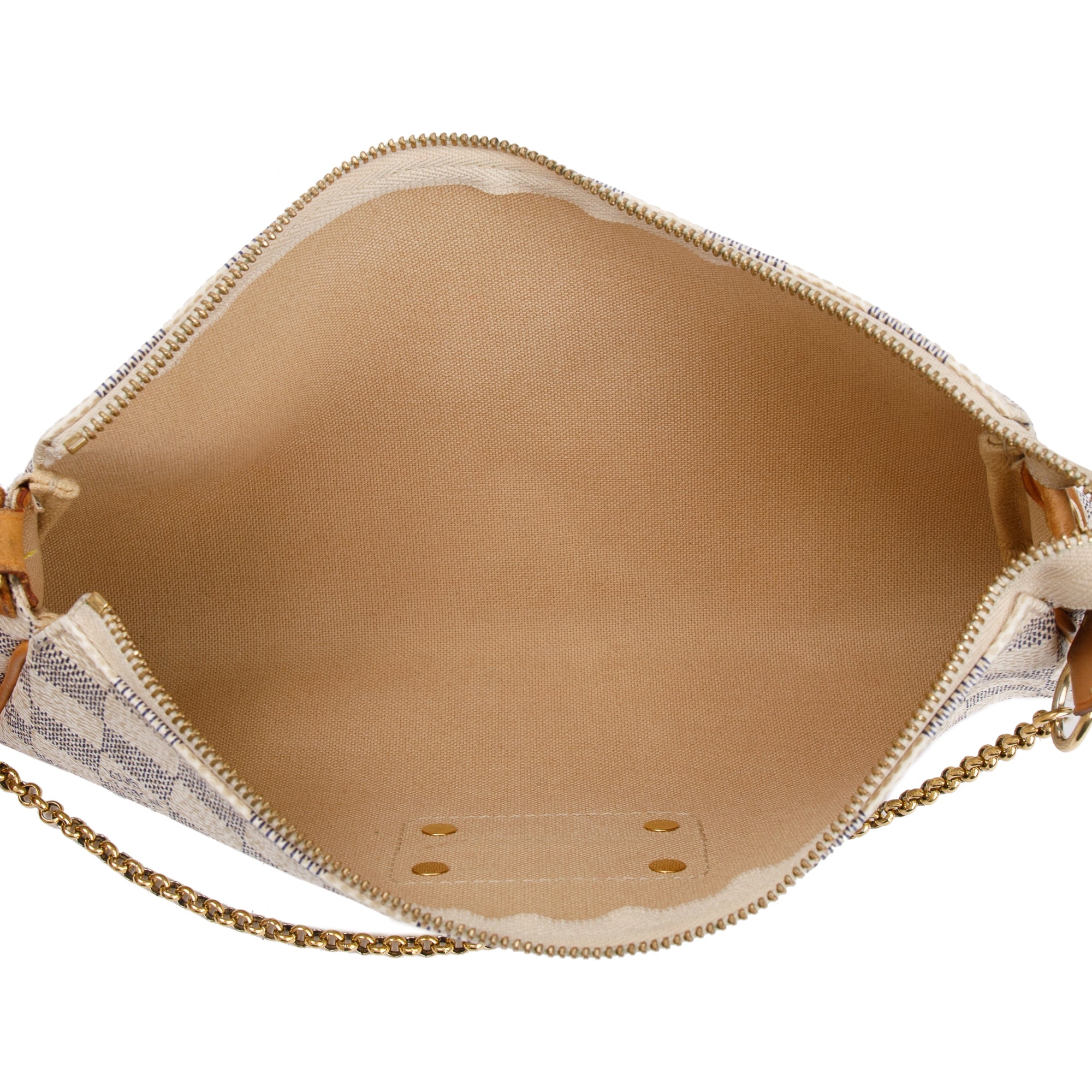 Louis Vuitton Damier Azur Eva Clutch w/ Straps