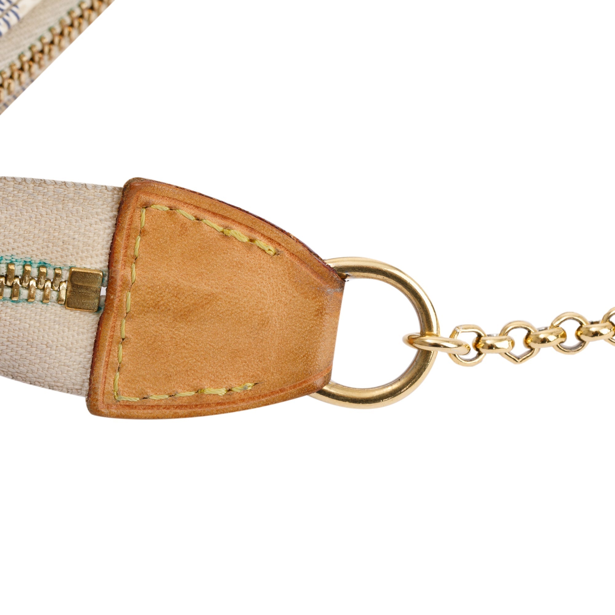 Louis Vuitton Damier Azur Eva Clutch w/ Straps & Box