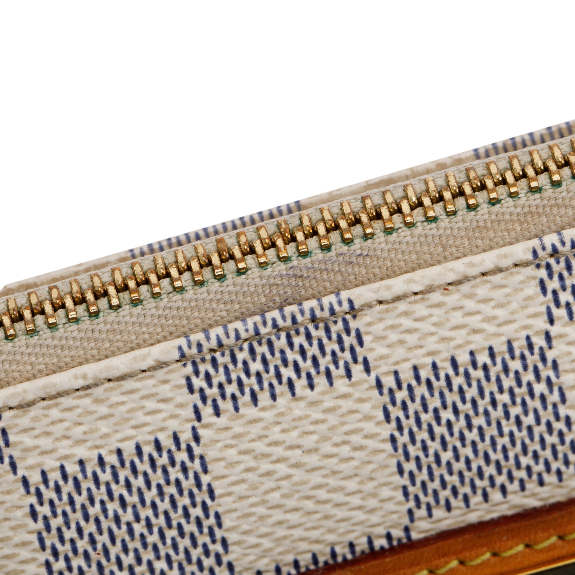 Louis Vuitton Damier Azur Eva Clutch w/ Straps & Box