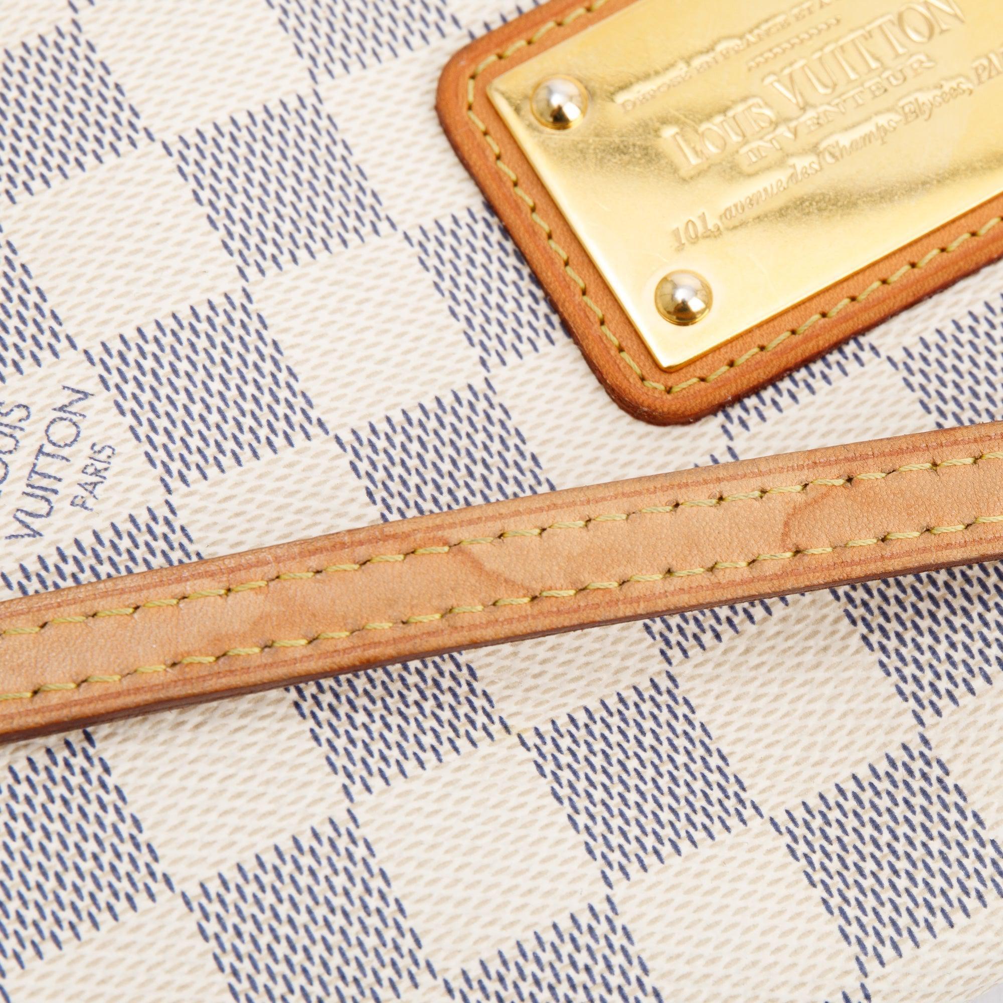 Louis Vuitton Damier Azur Eva Clutch w/ Straps & Box