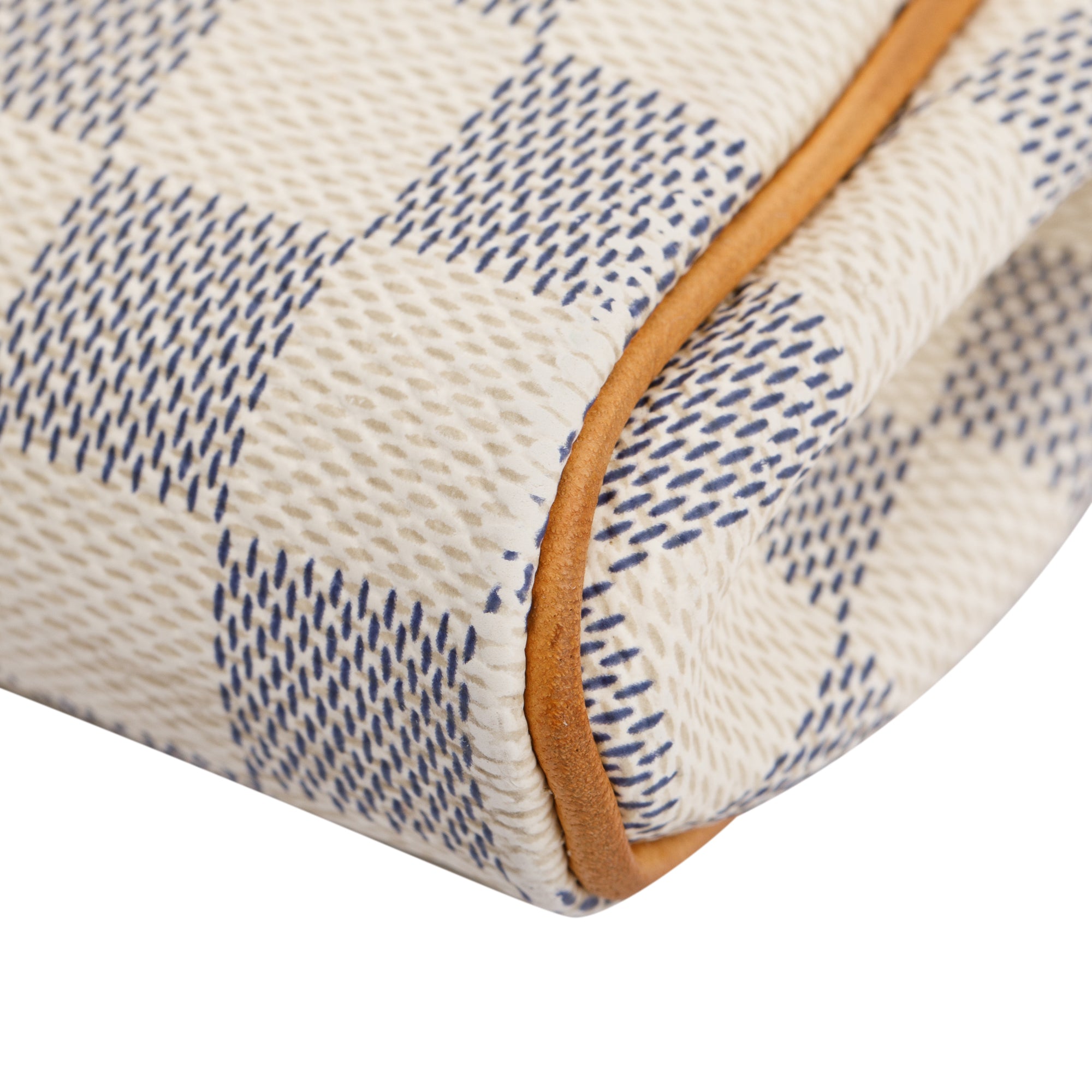 Louis Vuitton Damier Azur Eva Clutch w/ Straps & Box