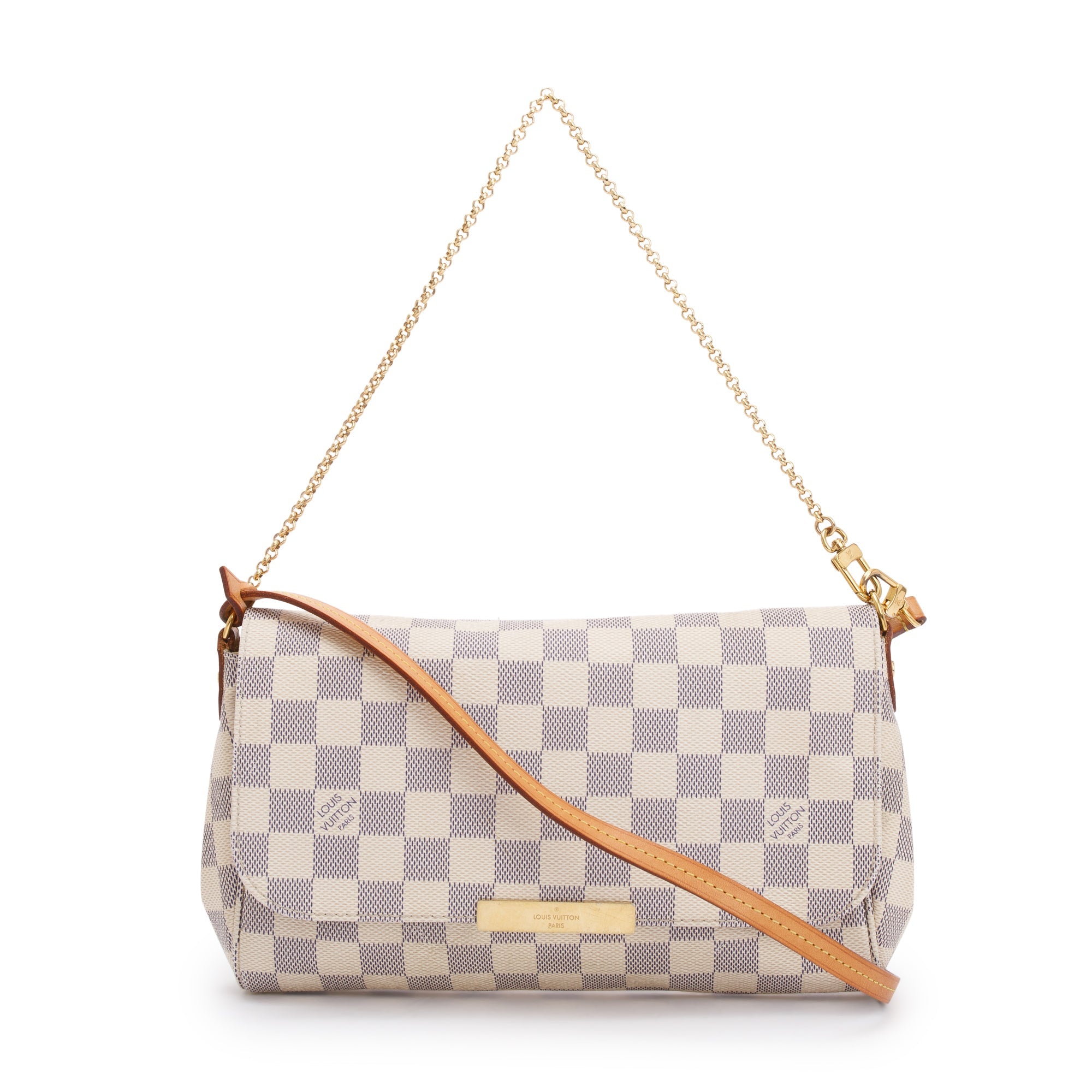 Louis Vuitton Damier Azur Favorite MM w/ Straps