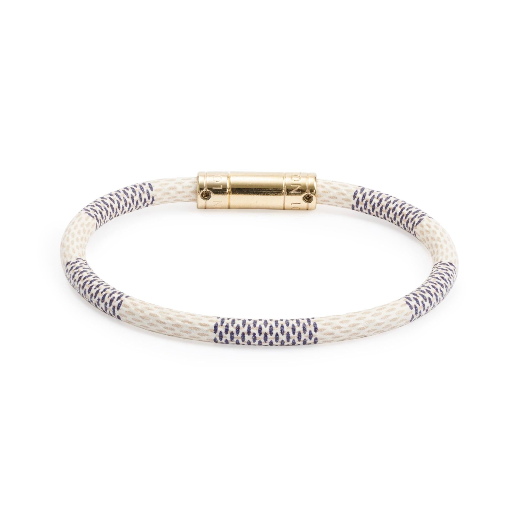 Louis Vuitton Damier Azur Keep It Double Bracelet