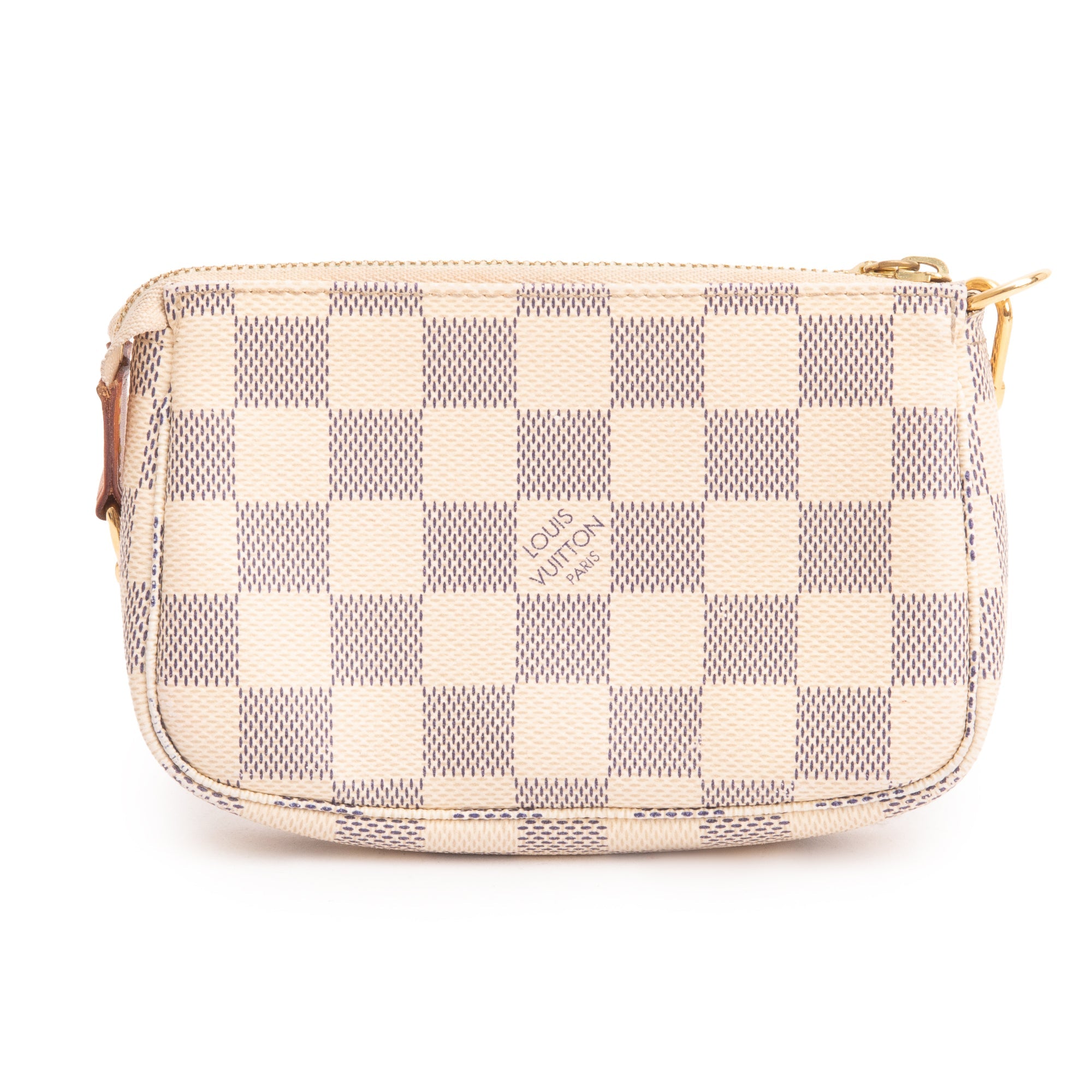 Louis Vuitton Damier Azur Mini Pochette Accessories w/ Box & Receipt
