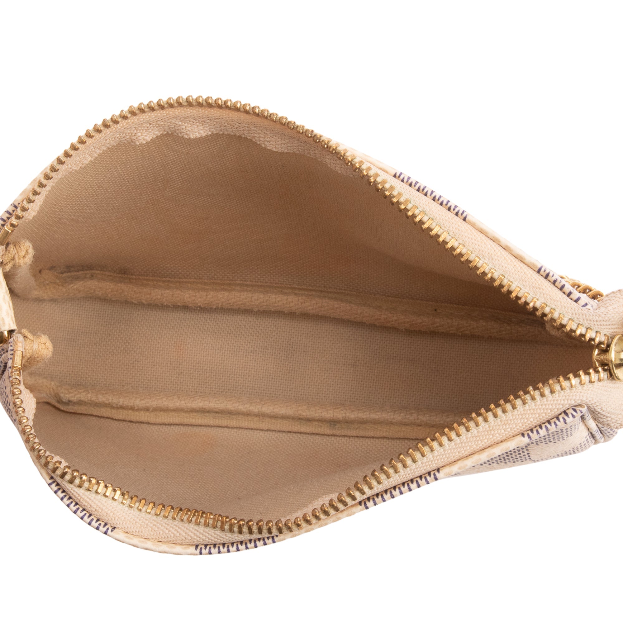 Louis Vuitton Damier Azur Mini Pochette Accessories w/ Box & Receipt