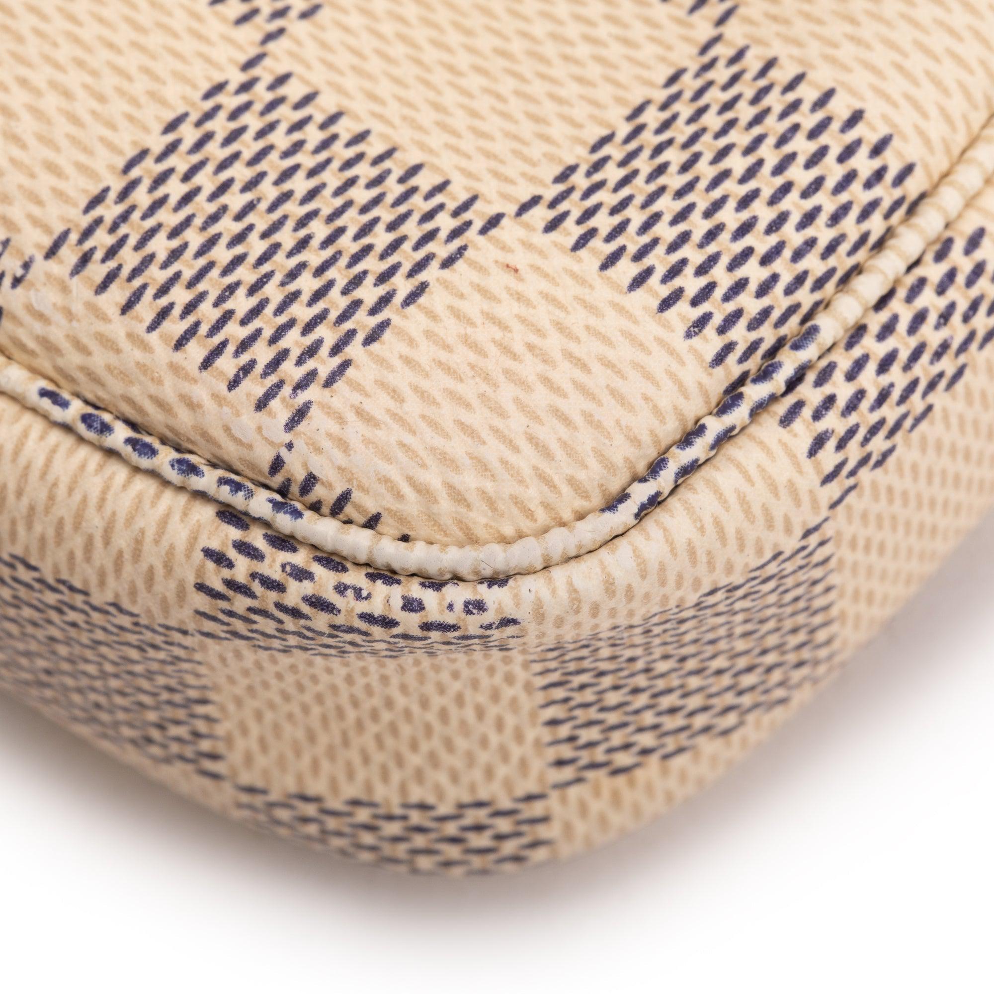 Louis Vuitton Damier Azur Mini Pochette Accessories w/ Box & Receipt