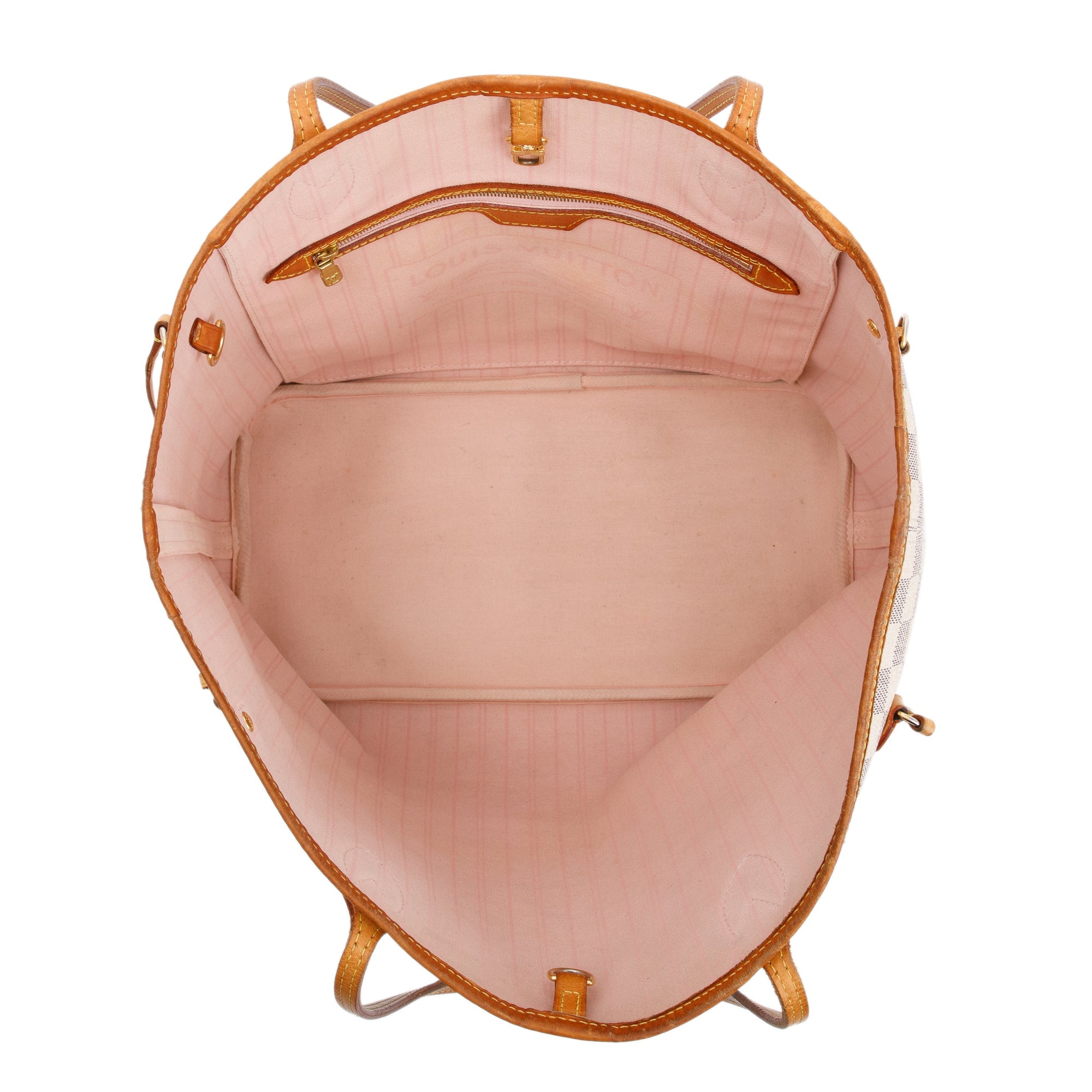 Louis Vuitton Damier Azur Neverfull MM w/ Pouch