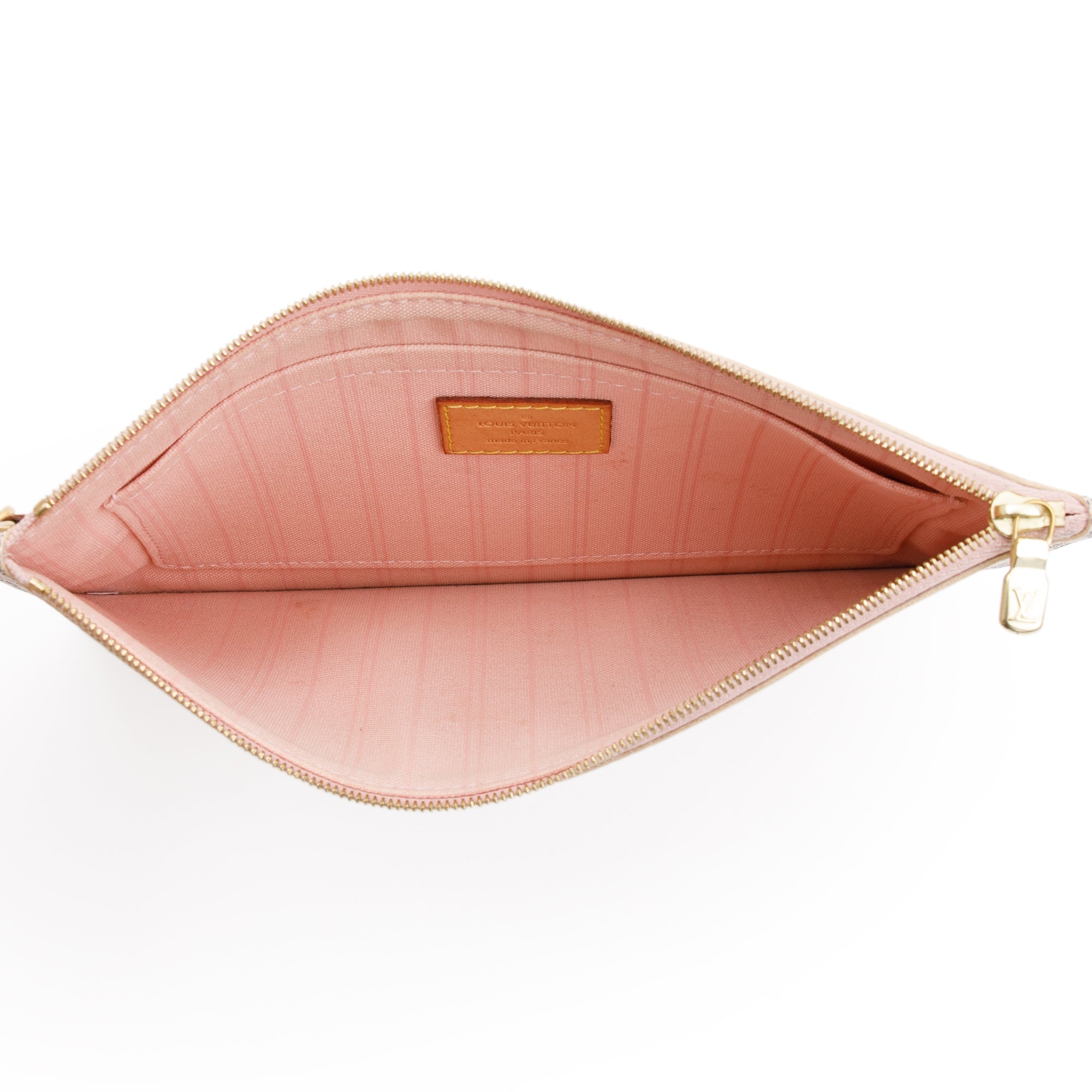 Louis Vuitton Damier Azur Neverfull MM w/ Pouch