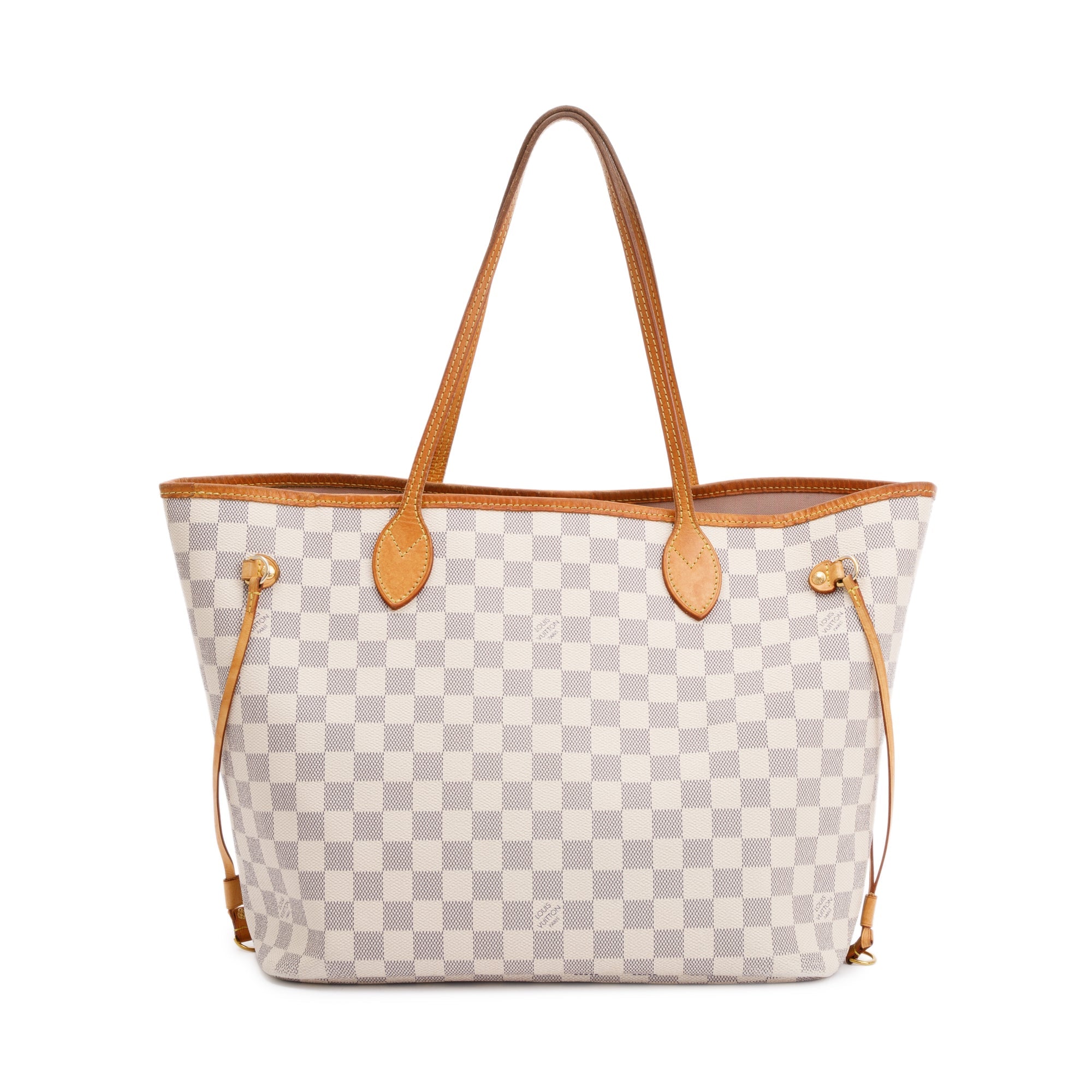 Louis Vuitton Damier Azur Neverfull MM w/ Pouch