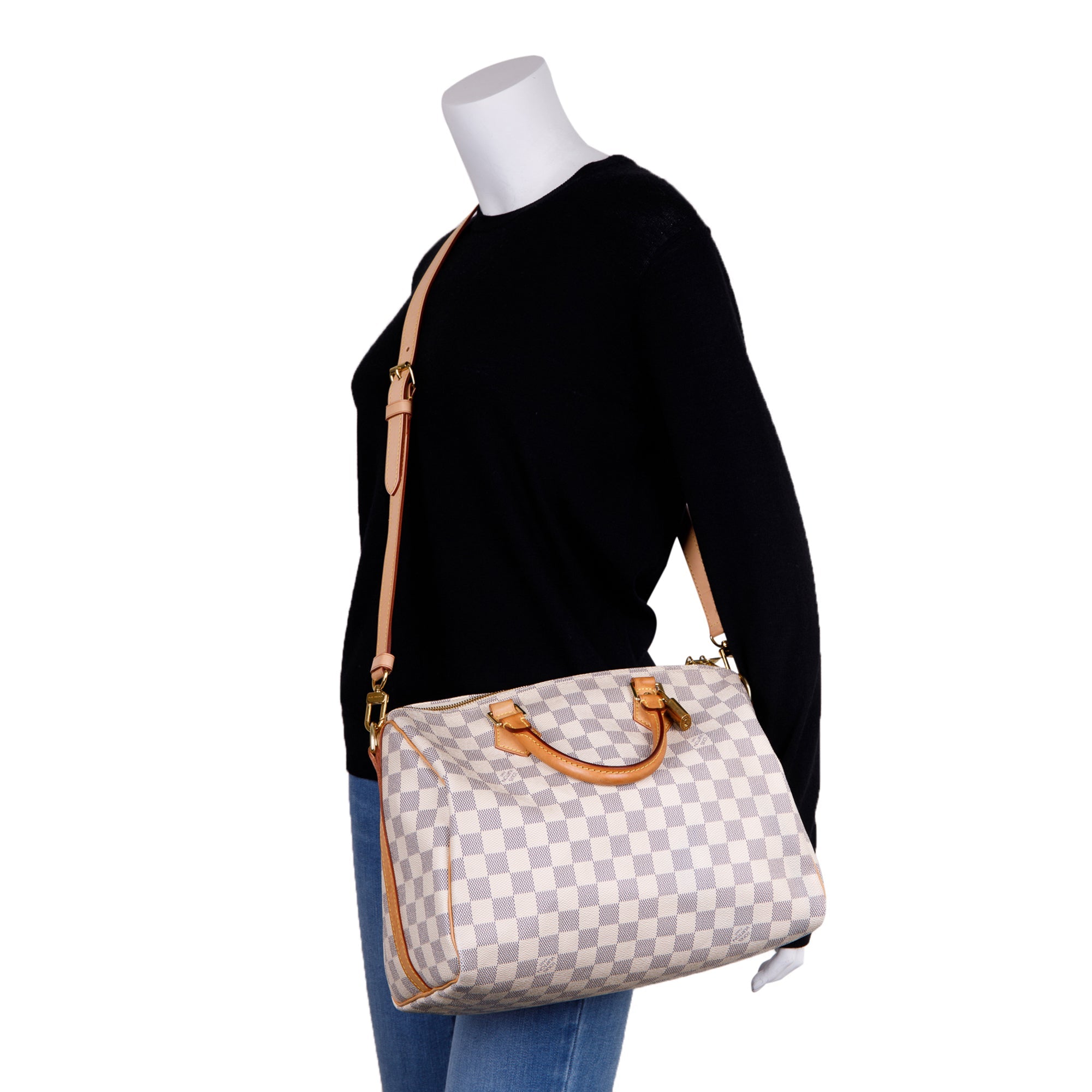 Louis Vuitton Damier Azur Speedy Bandouliere 30