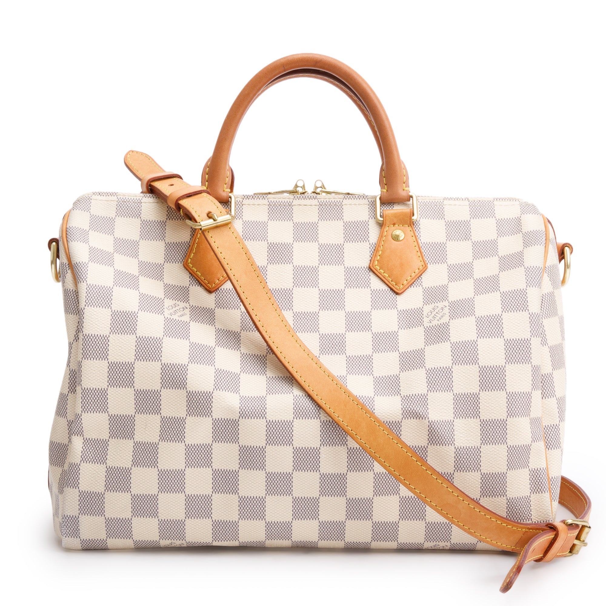 Louis Vuitton Damier Azur Speedy Bandouliere 30 w/ Box