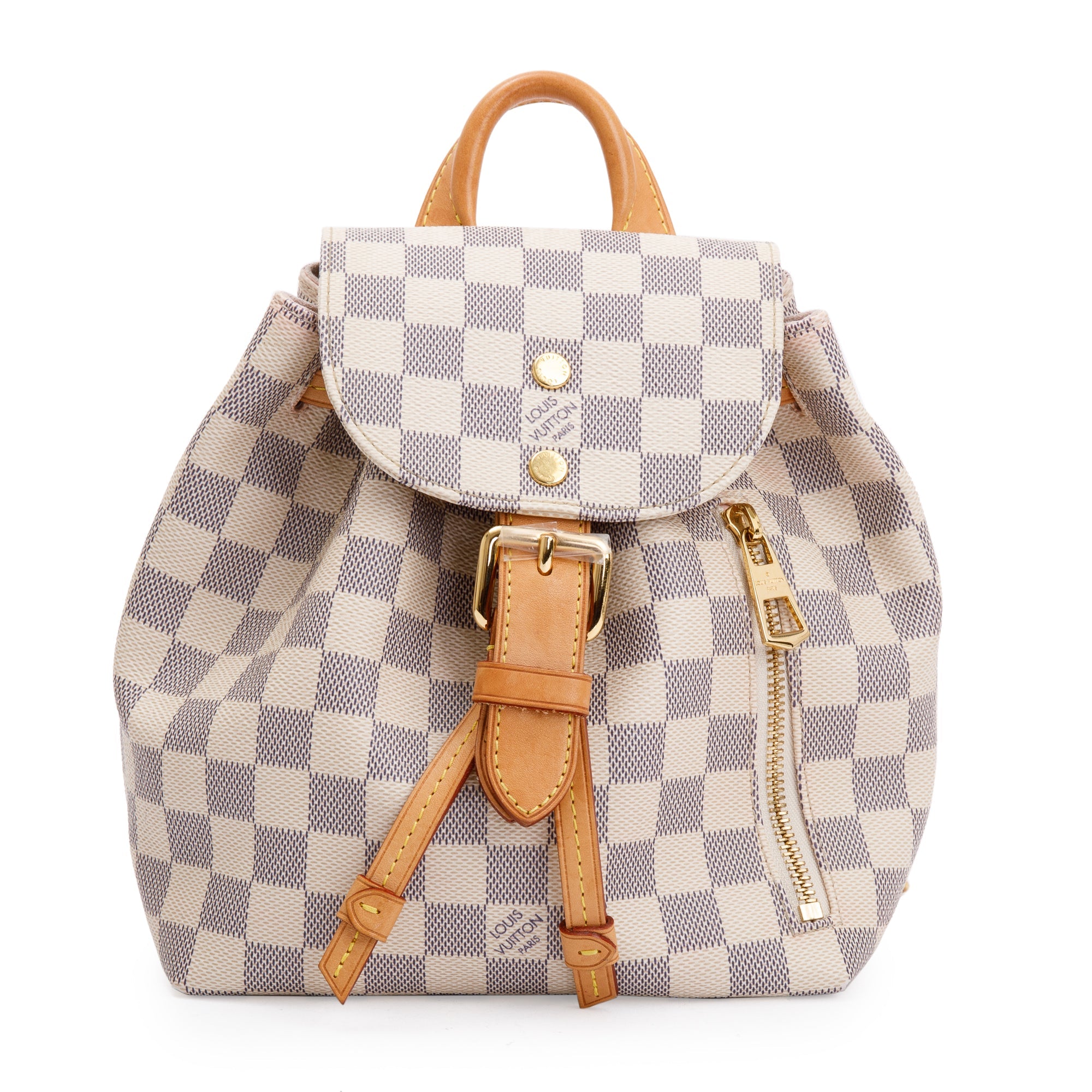Louis Vuitton Damier Azur Sperone BB Backpack w/ Receipt