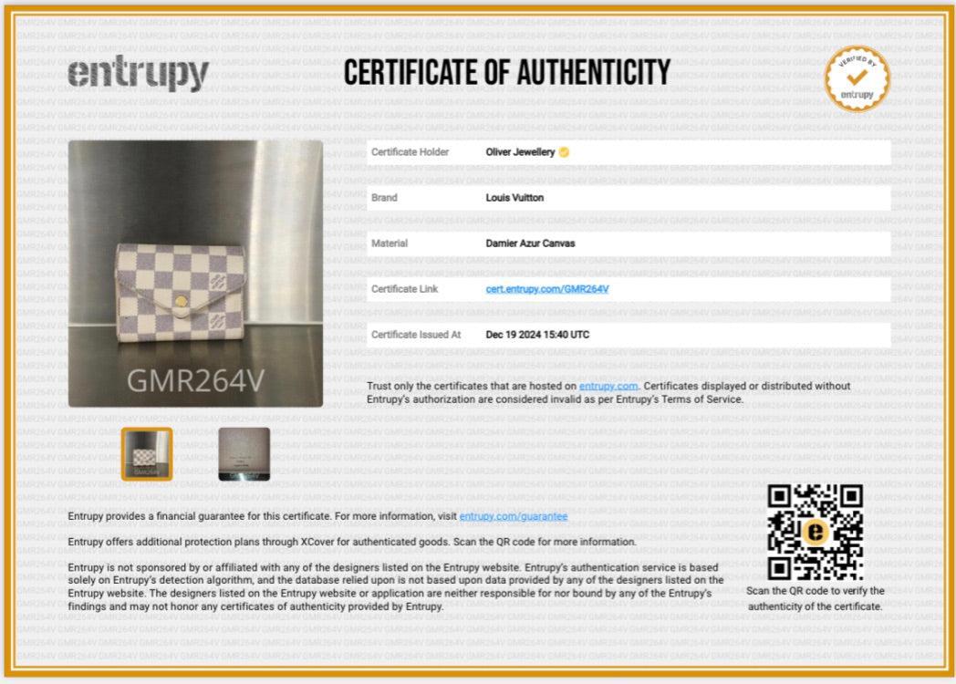 Louis Vuitton Damier Azur Victorine Wallet