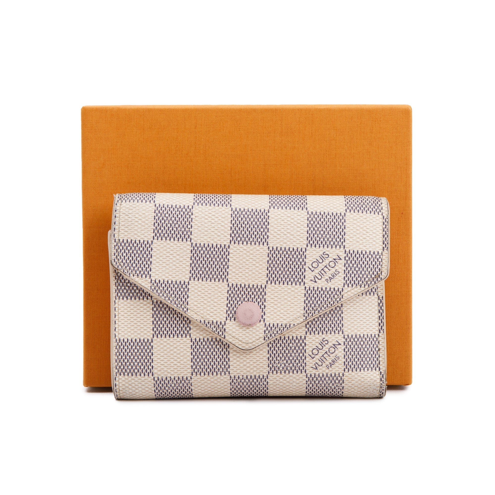 Louis Vuitton Damier Azur Victorine Wallet w/ Box