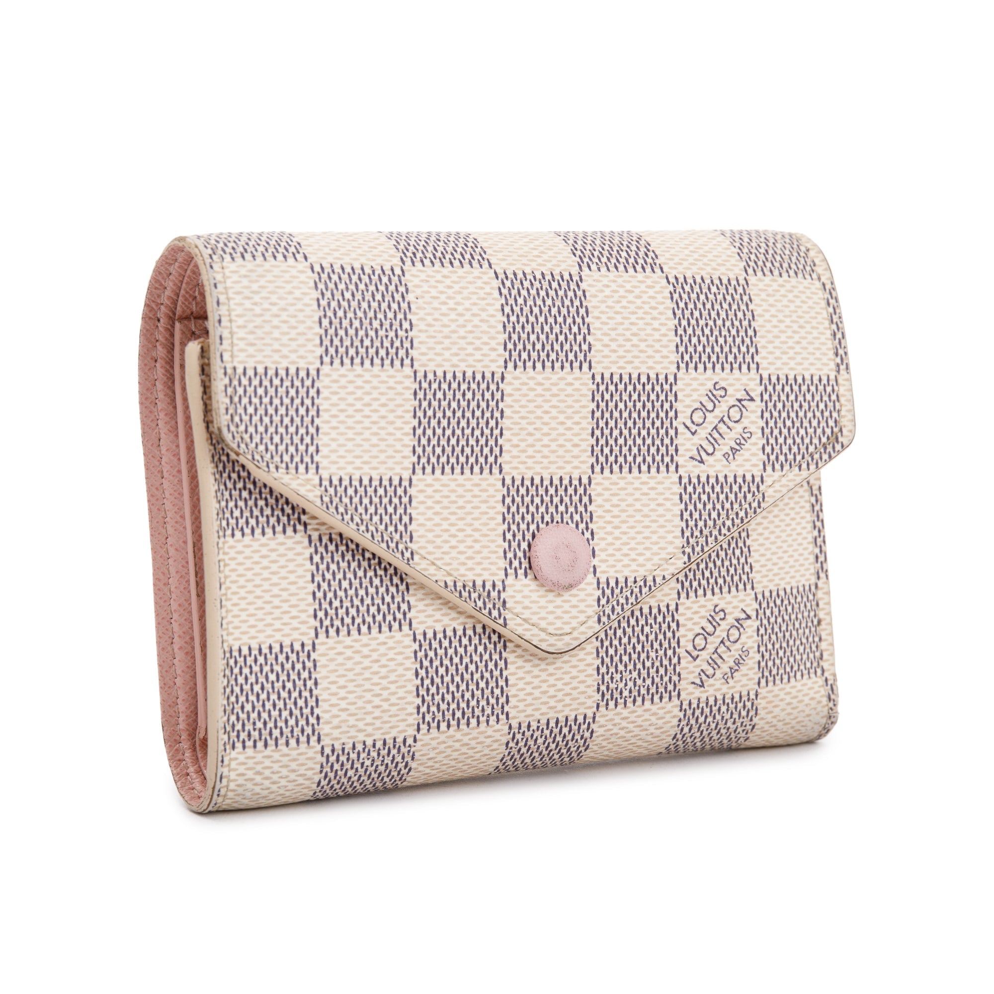 Louis Vuitton Damier Azur Victorine Wallet w/ Box